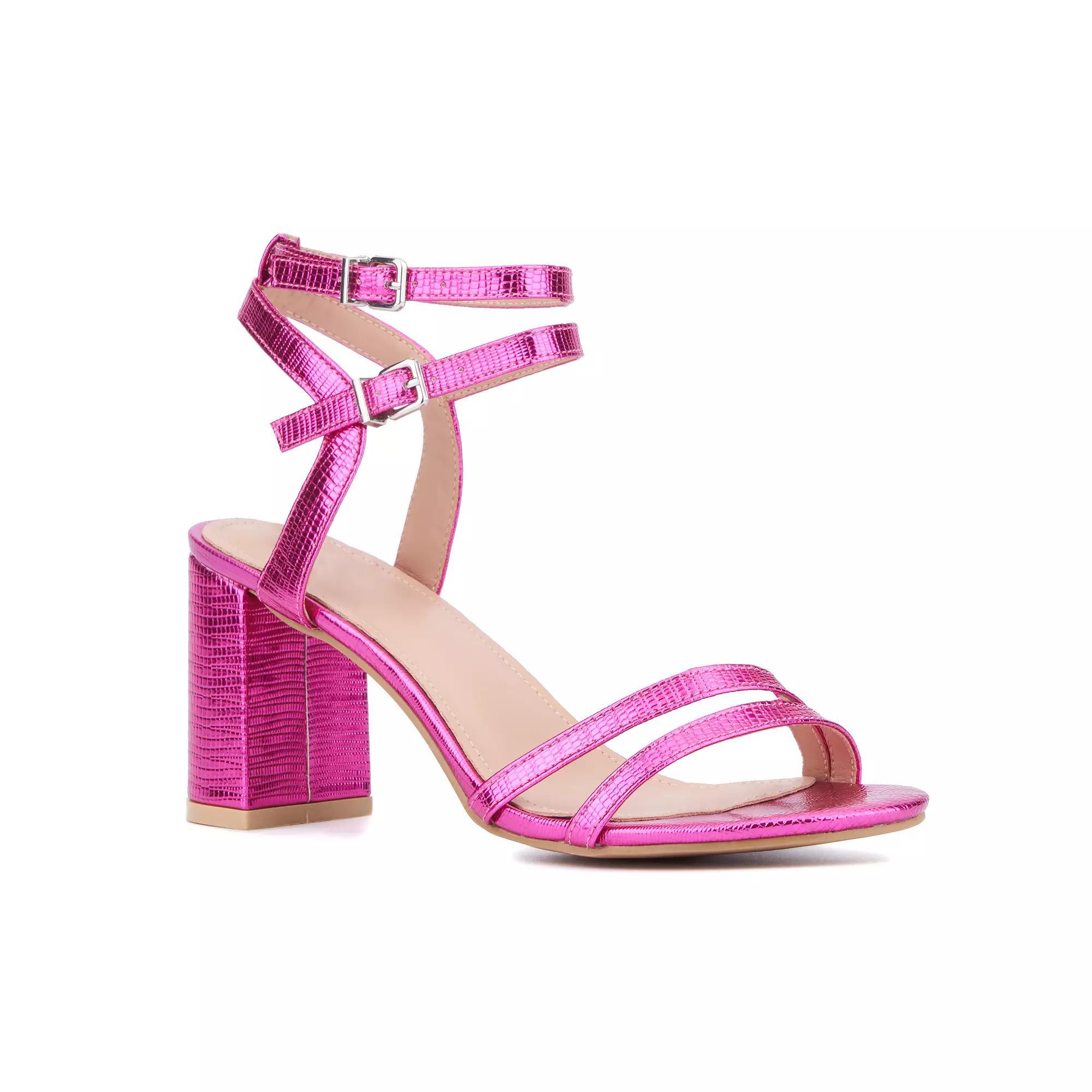 New York & Company Laina Women's Block Heels, Size: 8.5, Pink Product Image