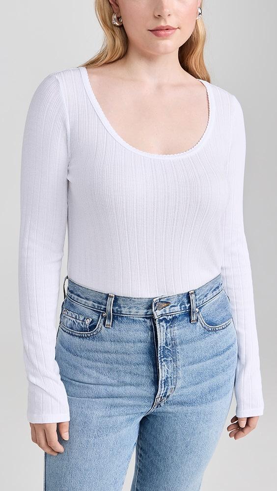 Madewell Pointelle Tee | Shopbop Product Image