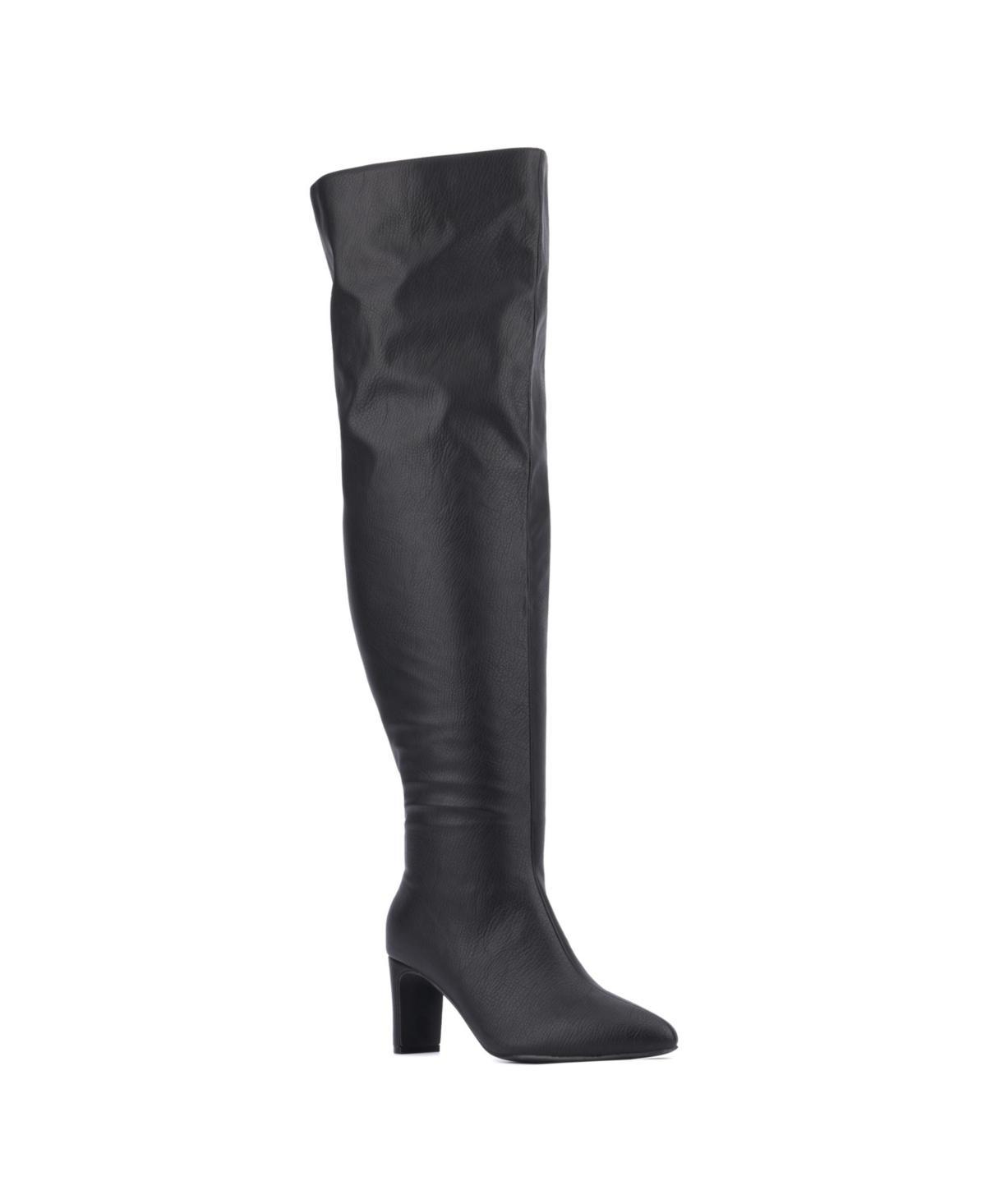 Fashion to Figure Hayya Thigh High Wide Width Womens Boots Product Image