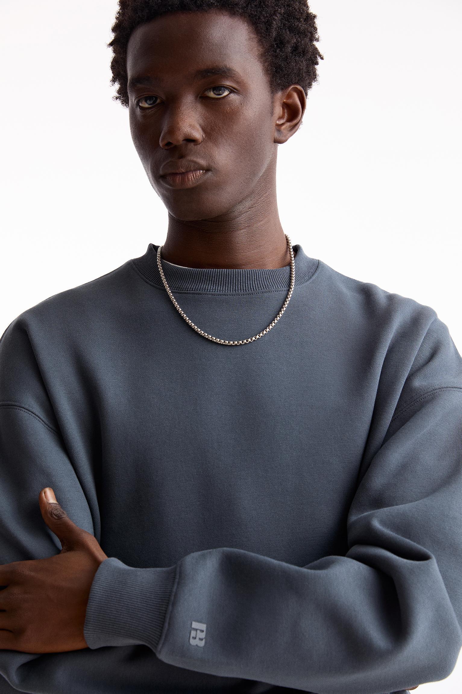 Basic crew neck sweatshirt Product Image