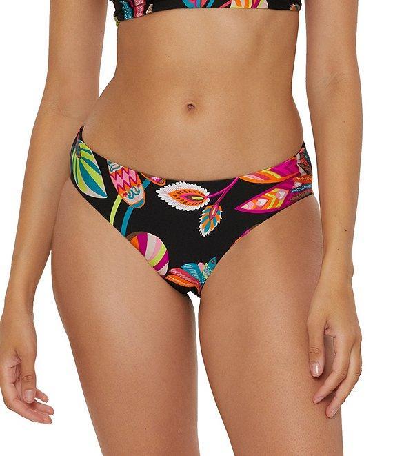 Trina Turk Luminary Printed Reversible Hipster Swim Bottom Product Image