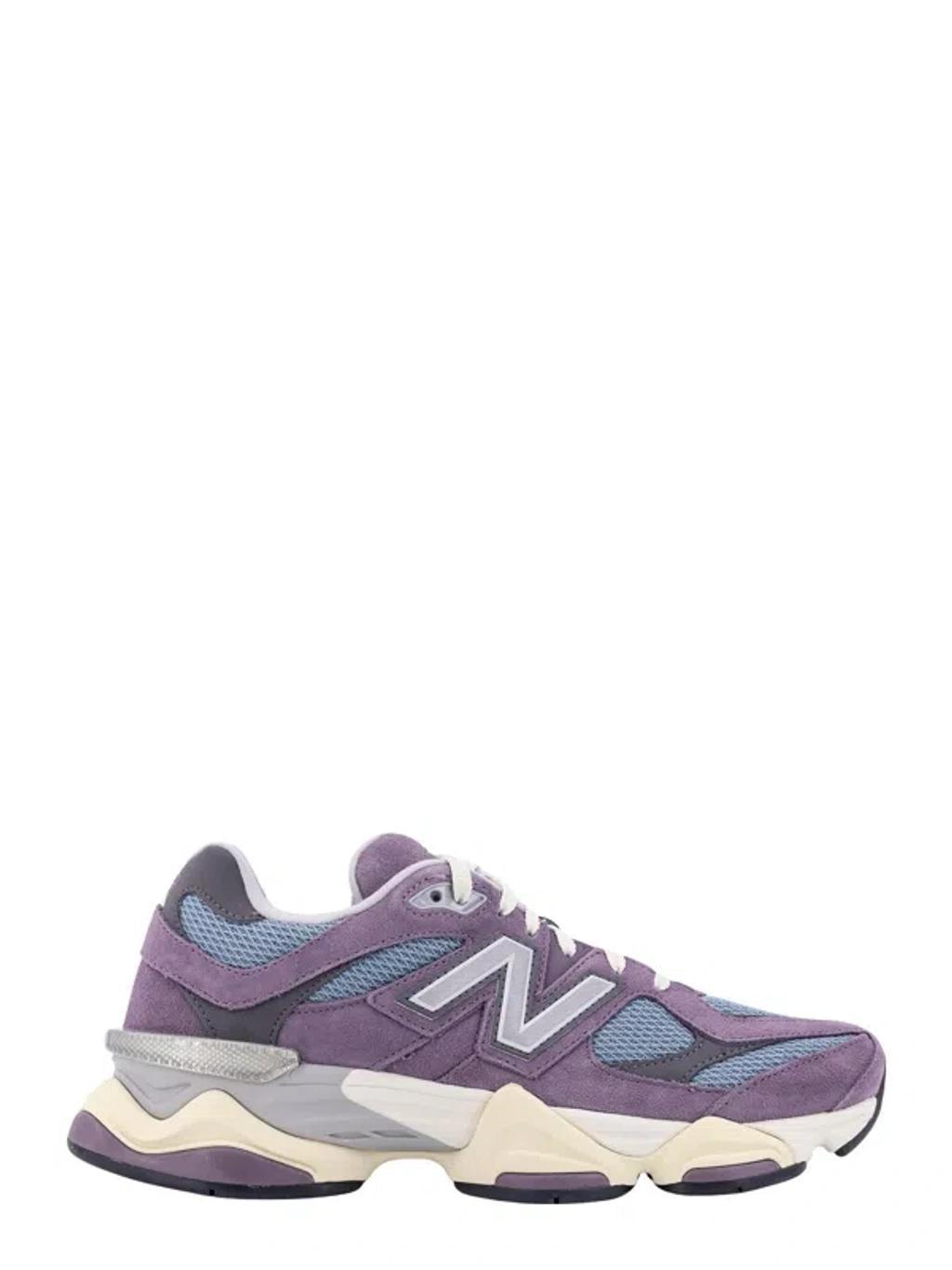 NEW BALANCE 9060 Suede And Mesh Sneakers In Purple Product Image