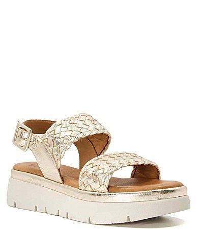 Dune London Lorris Woven Leather Platform Sandals Product Image