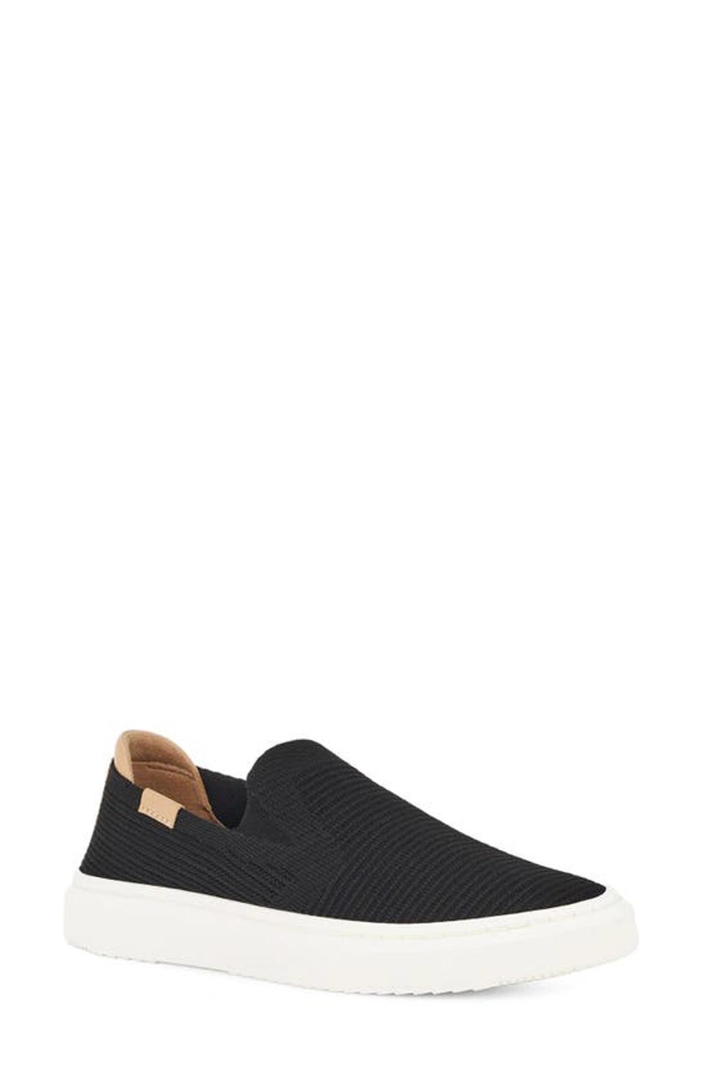 Alameda Leather Slip-on Sneakers In Black Product Image