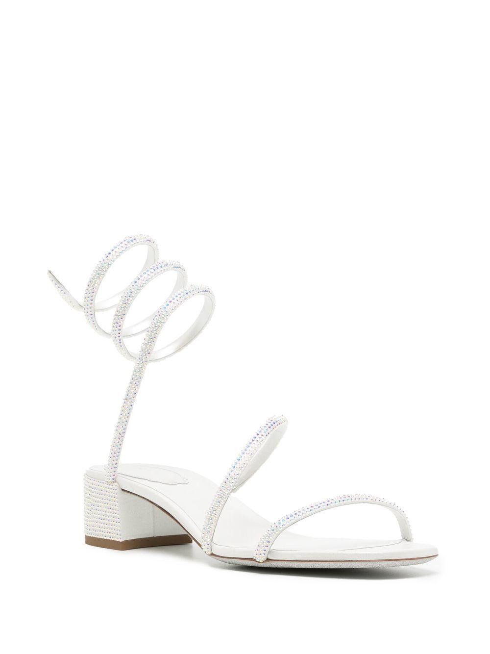 crystal embellished strappy sandals Product Image