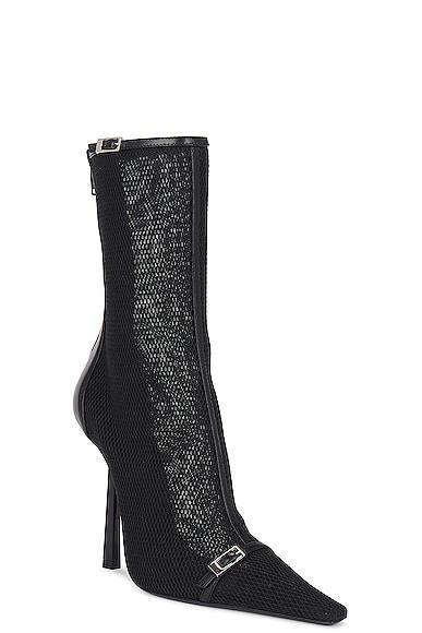 SAINT LAURENT Oxalis Pointed Toe Boots In Black Product Image