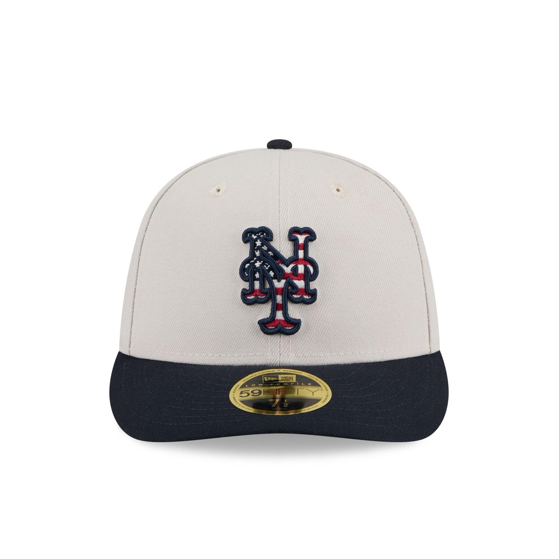 New York Mets Independence Day 2024 Low Profile 59FIFTY Fitted Hat Male Product Image