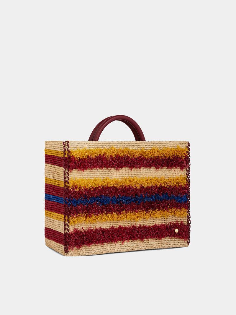 TOTE BAG IN RAFFIA  WITH STRAPS Product Image
