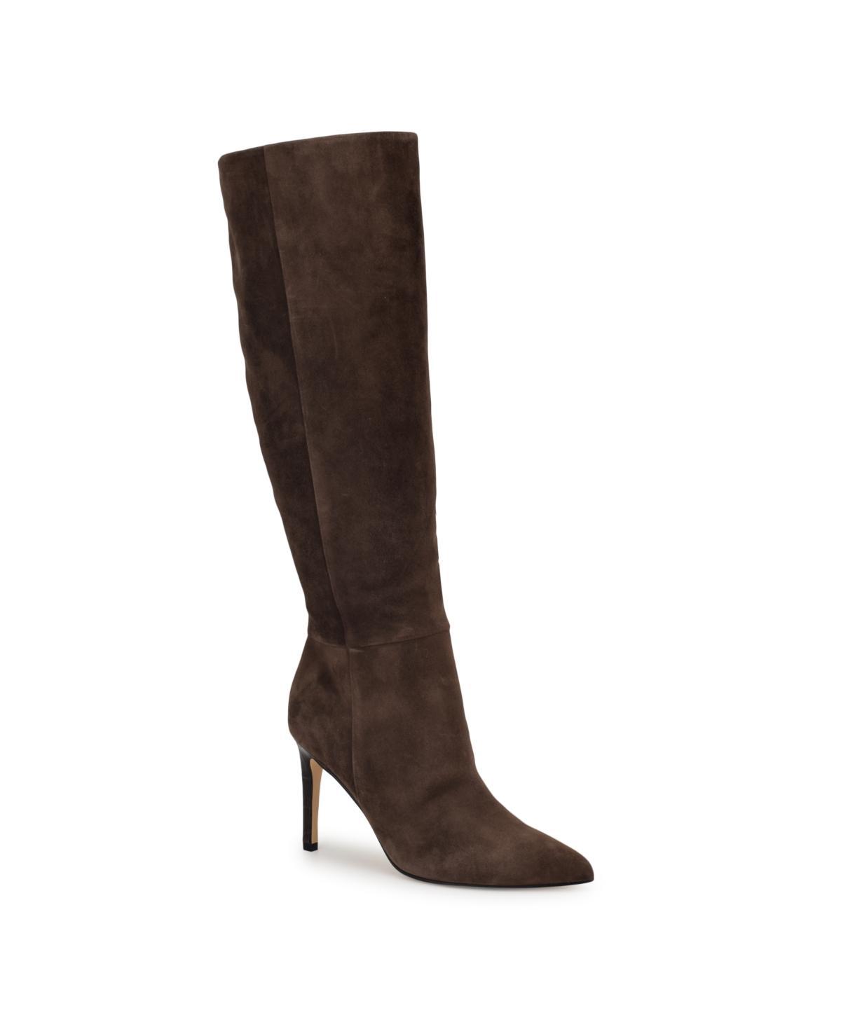 Nine West Richy Womens Leather Knee-High Boots Product Image