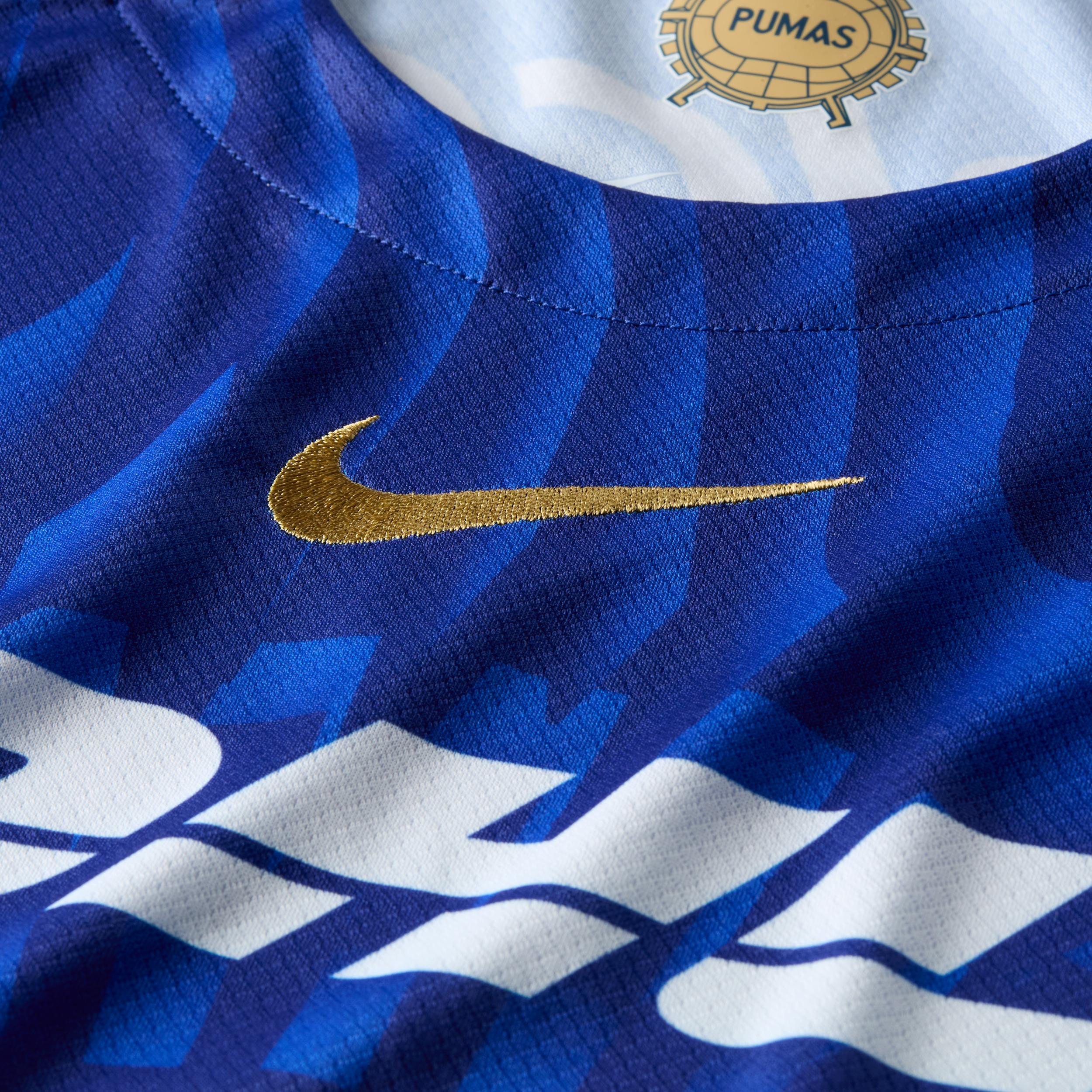 Pumas UNAM 2025/26 Stadium Away Nike Mens Dri-FIT Soccer Replica Jersey | HJ4607-456 Product Image