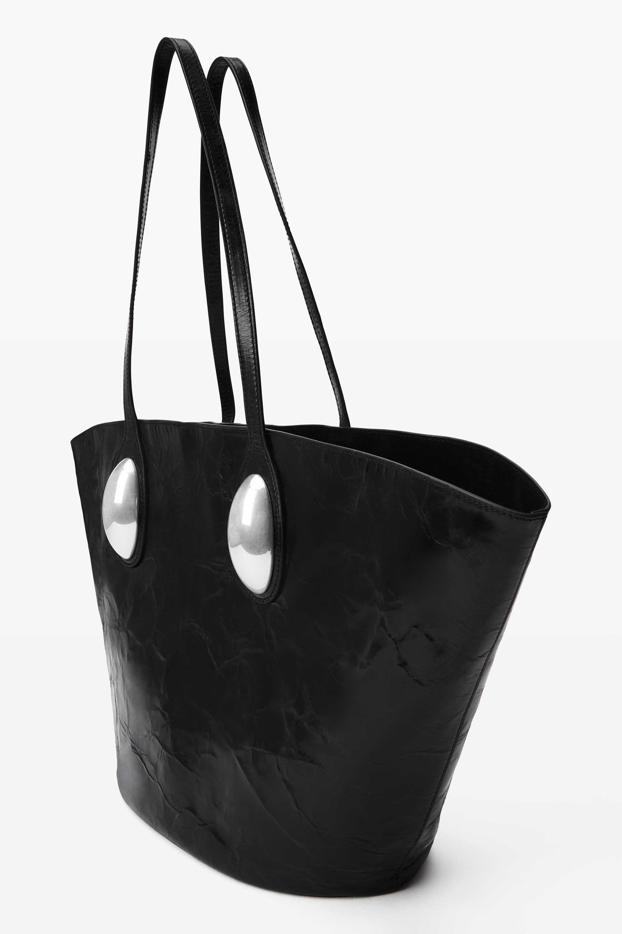 Dome Large Tote Bag In Crackle Patent Leather Product Image