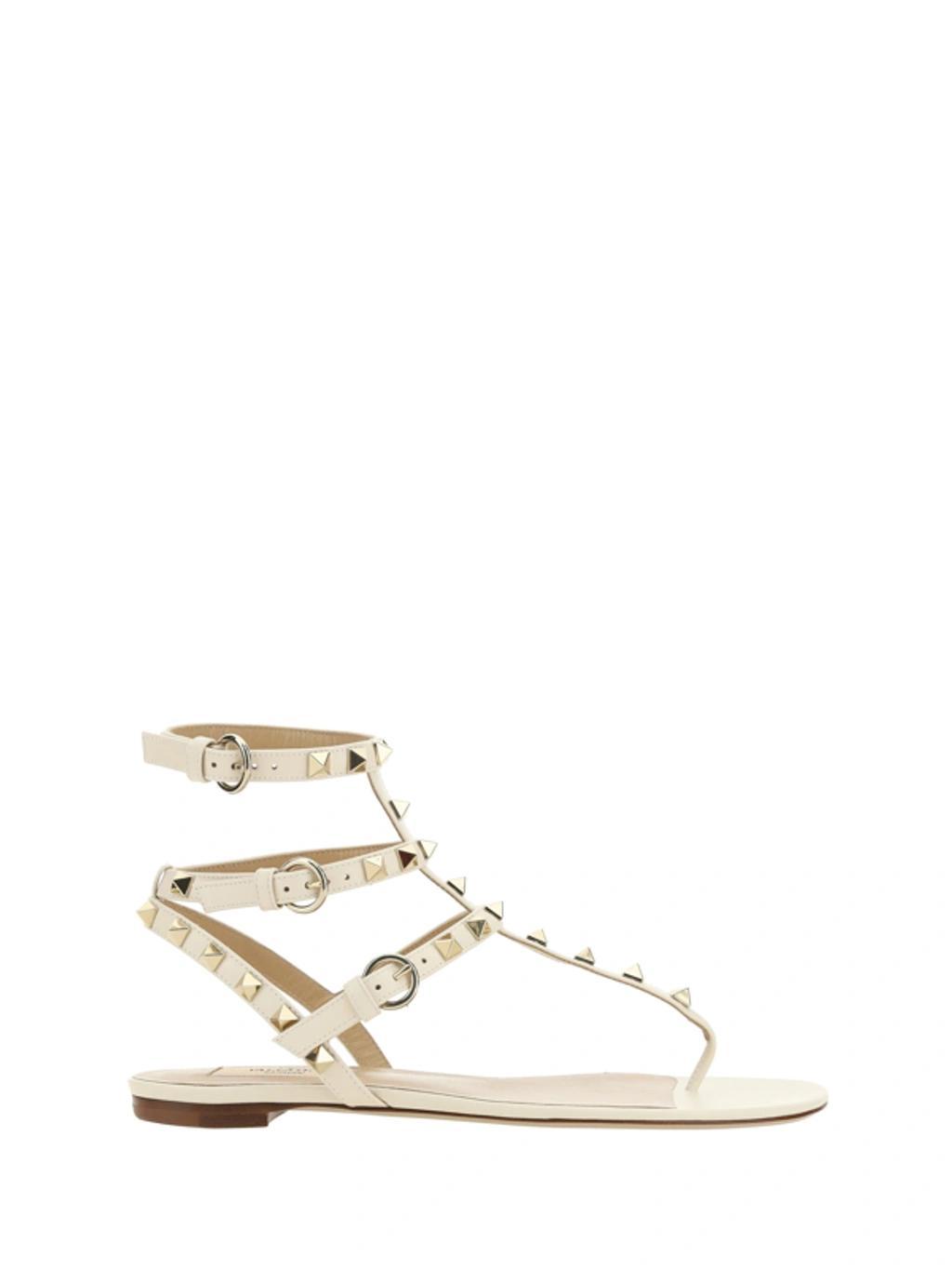 VALENTINO GARAVANI Rockstud Sandals In Multicolor Product Image