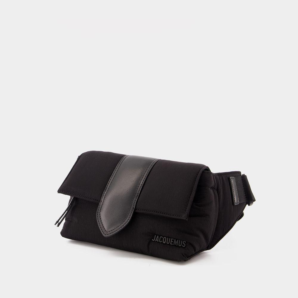 JACQUEMUS La Banane Bambino Belt Bag - Nylon - Black Product Image