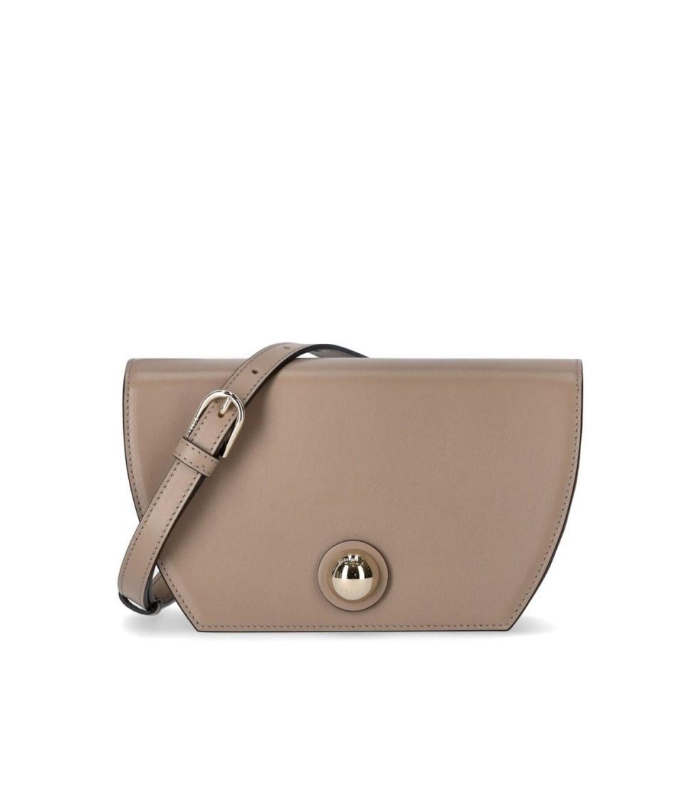 FURLA Sfera Mini Greige Handbag In Beige Product Image