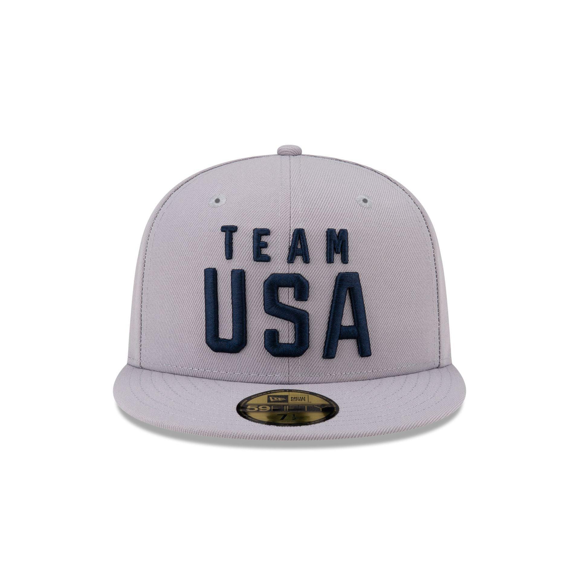 Team USA Surfing Gray 59FIFTY Fitted Hat Male Product Image