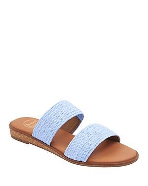 Andre Assous Womens Galia Slip On Strappy Slide Sandals Product Image