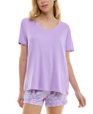 Roudelain Womens Short-Sleeve Boxy Pajama Top Product Image