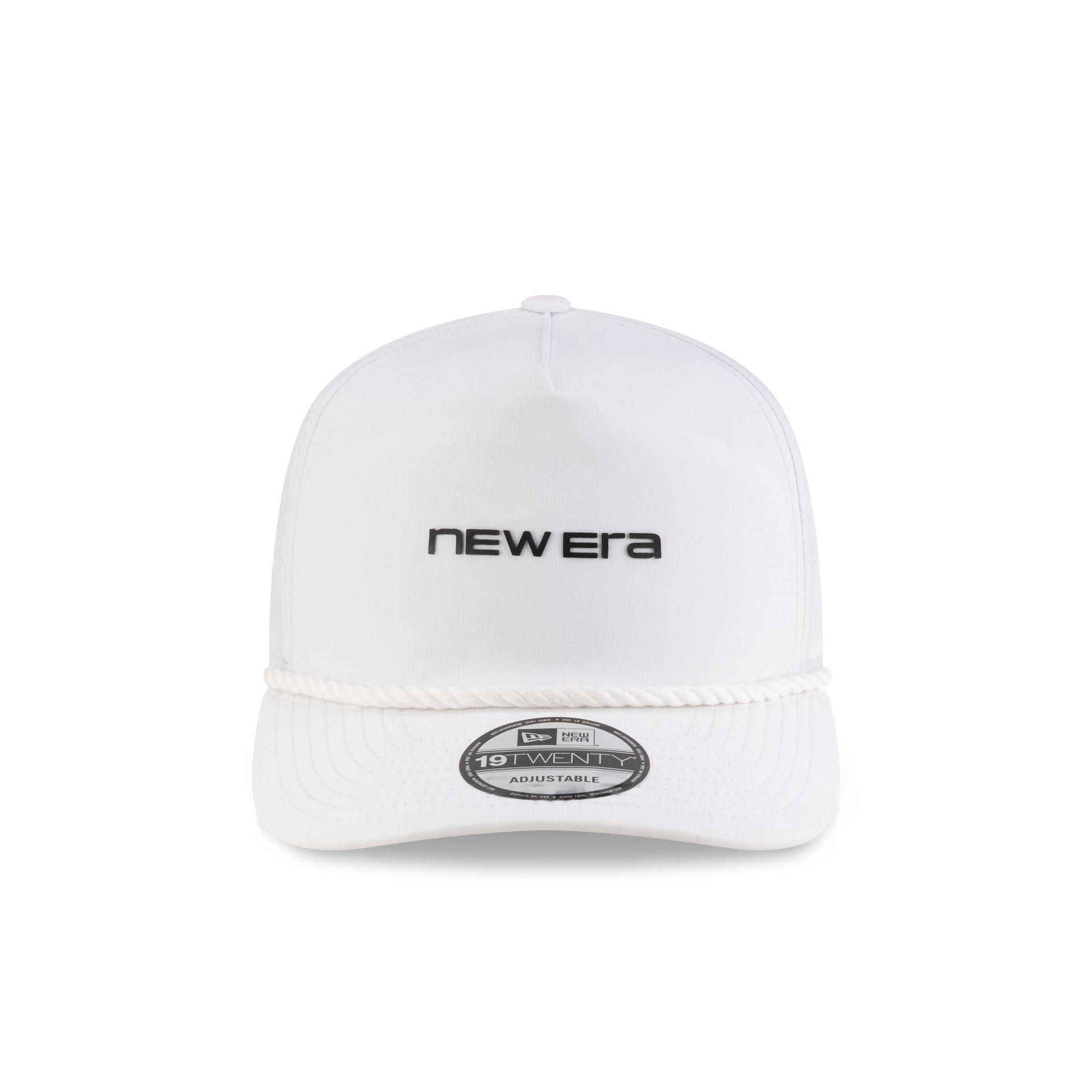 New Era Cap Wordmark White 19TWENTY Snapback Hat Male Product Image