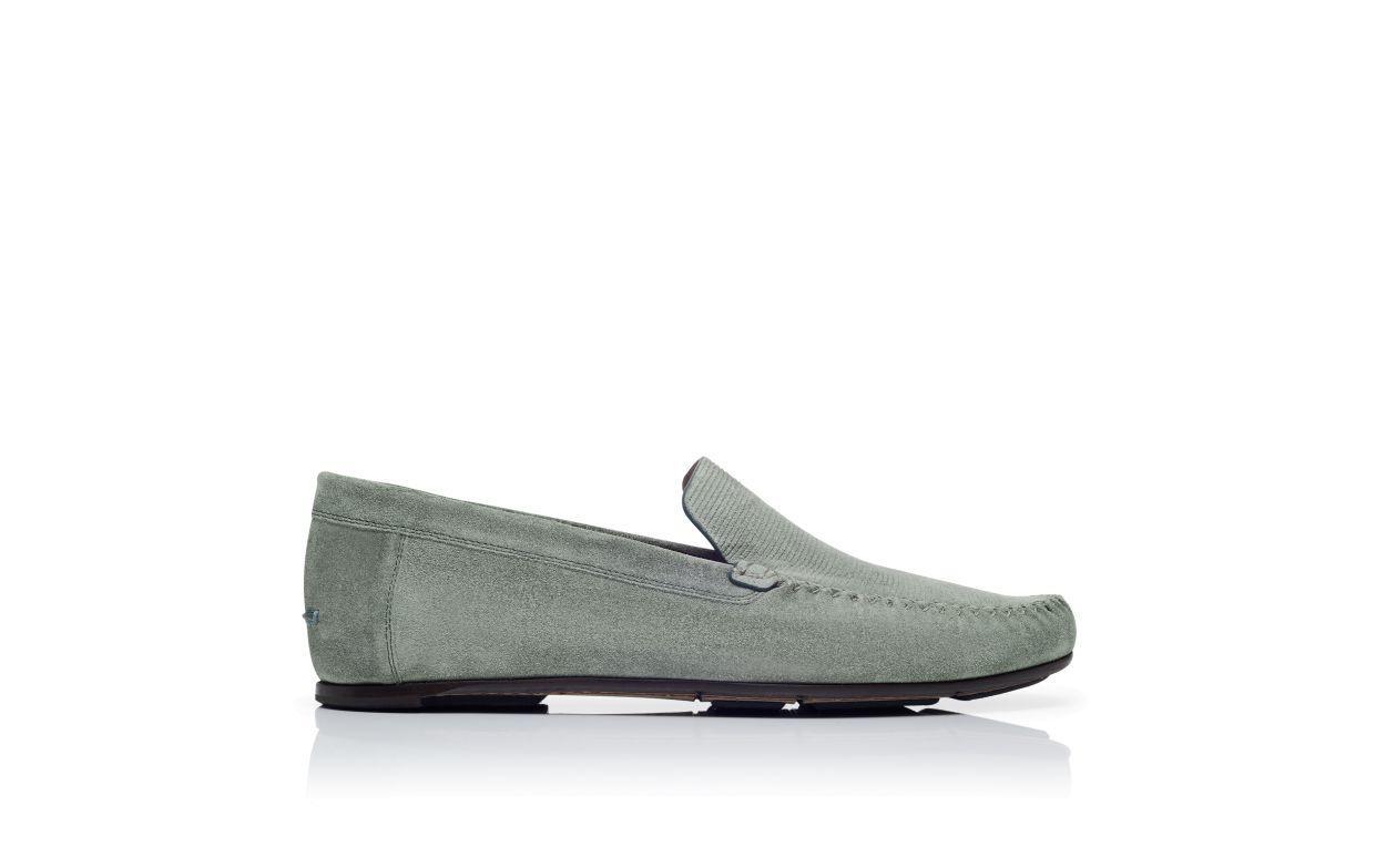 ALDER Khaki Suede Slippers Product Image