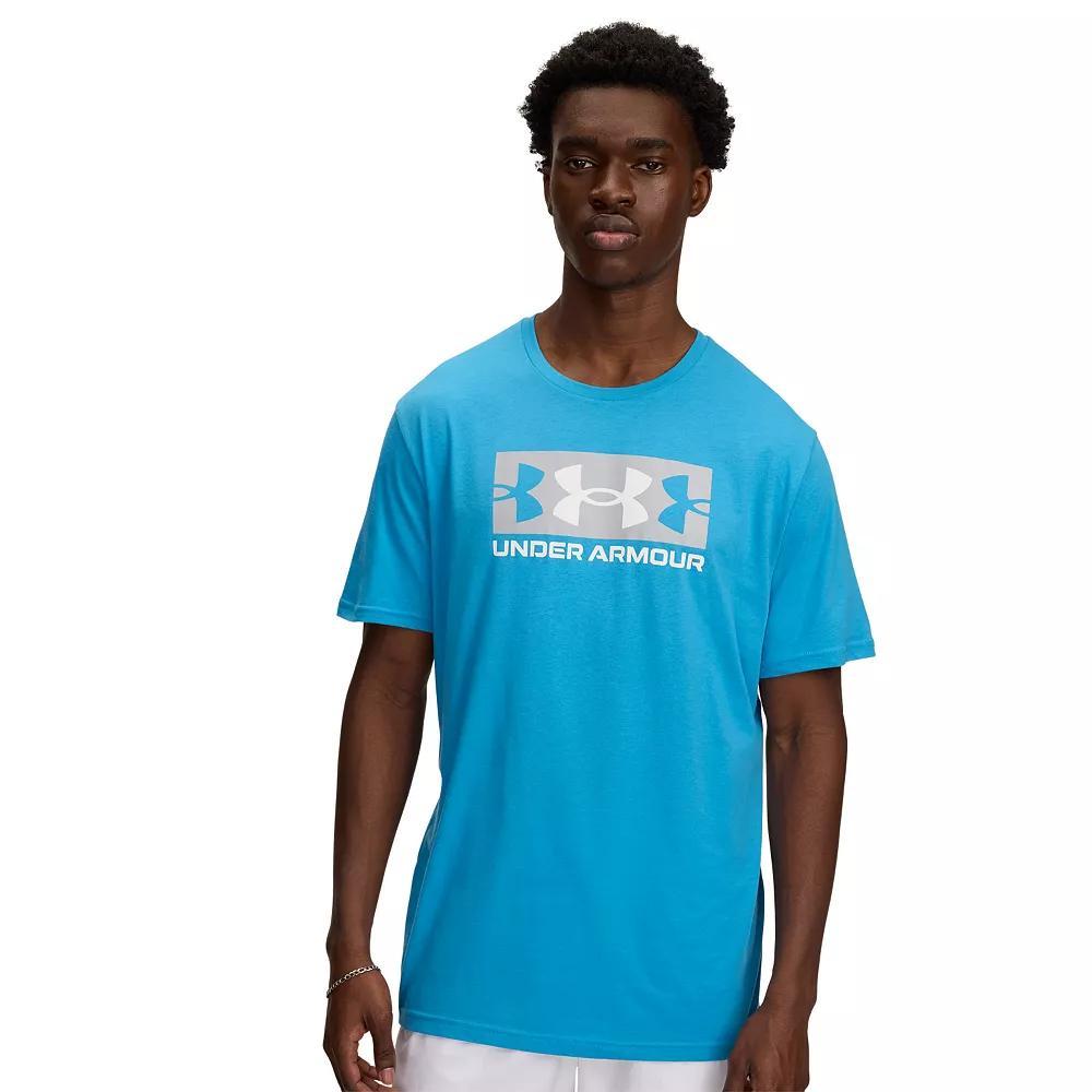 Men's Under Armour Men's Box Logo Short Sleeve Tee, Size: Large, Ether Product Image