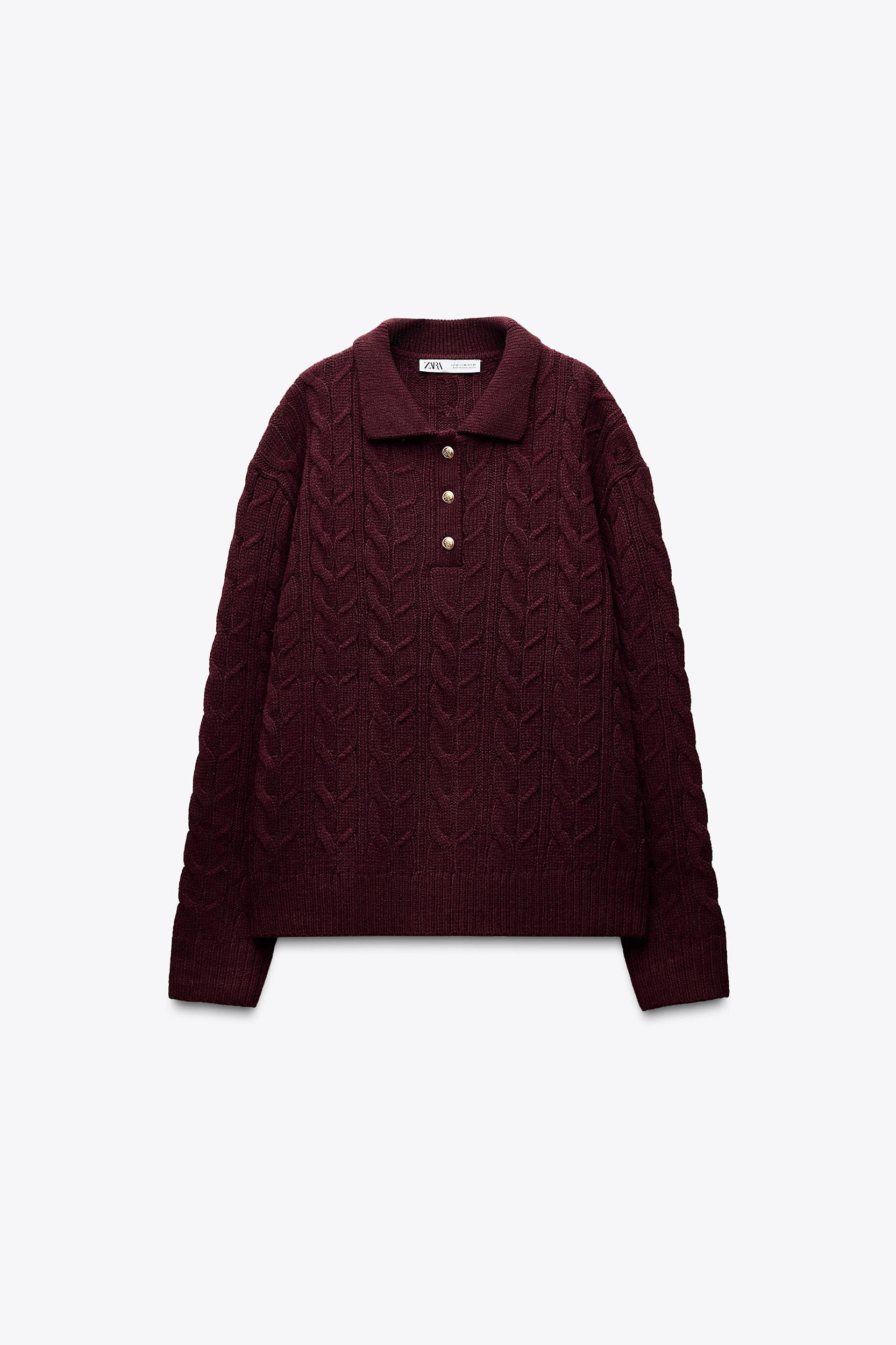 CABLE KNIT SWEATER Product Image