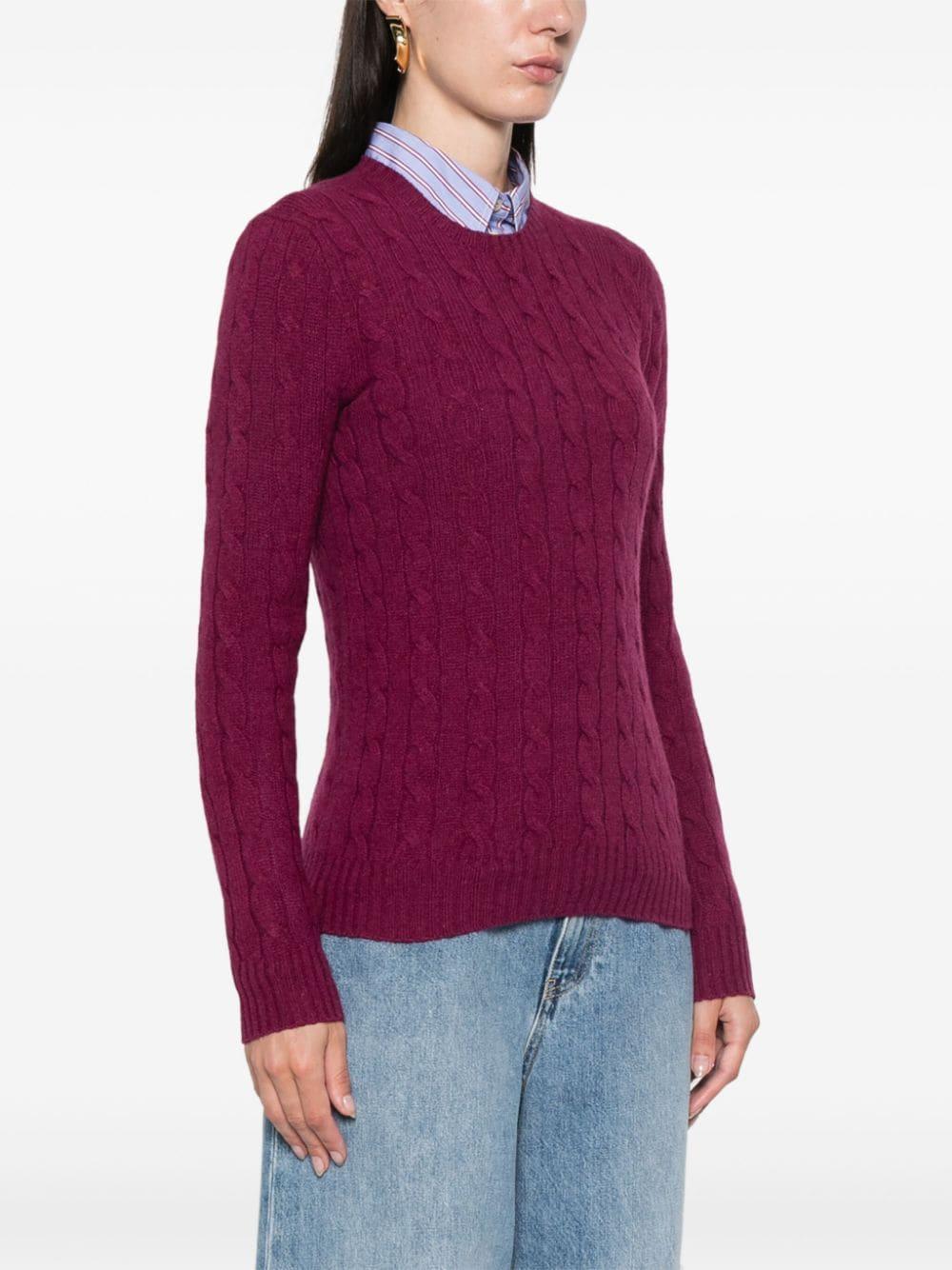 POLO RALPH LAUREN Julianna Sweater In Violett Product Image