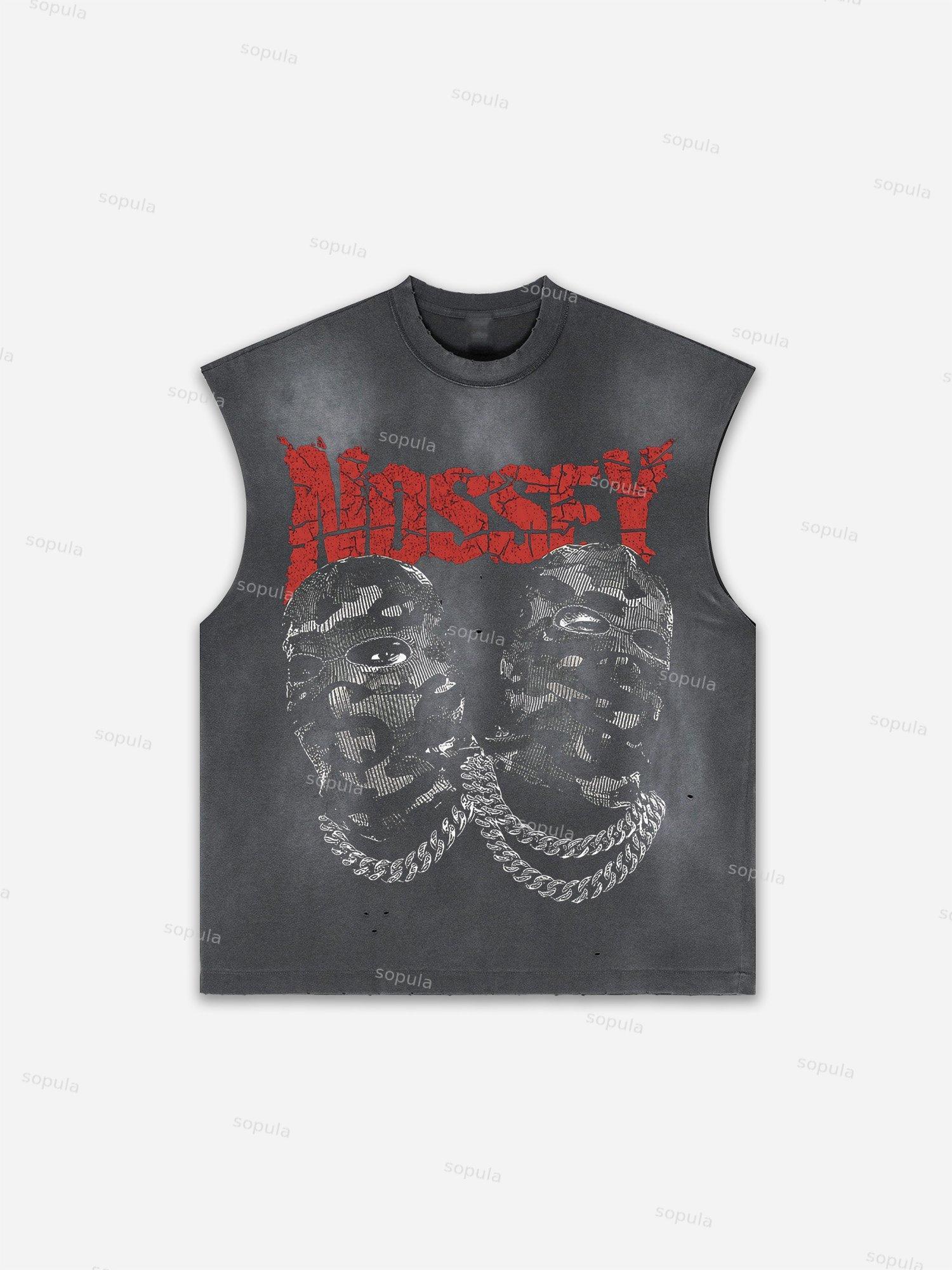 Men's Washed Saint Graphic Child Of God Print Tank Top Product Image