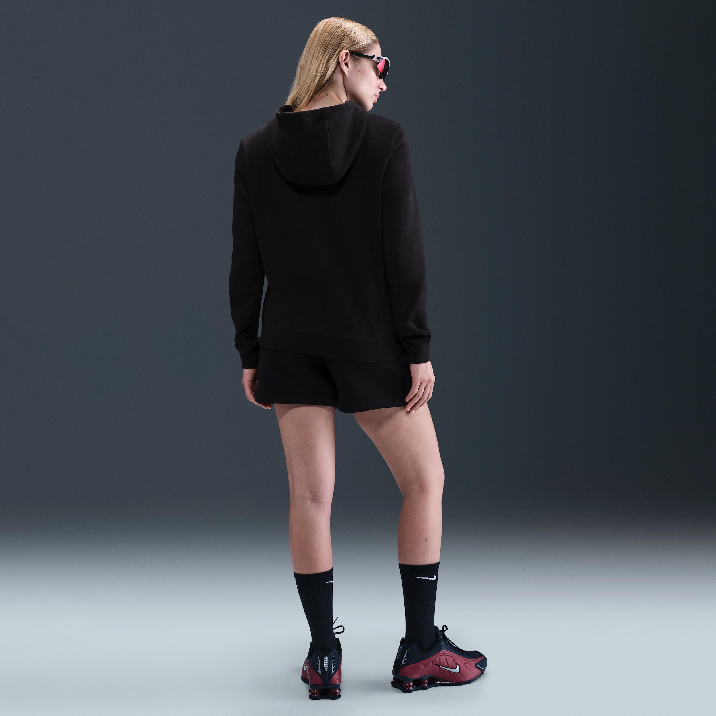 Womens Nike Sportswear Club Fleece Pullover Hoodie | DQ5793-010 Product Image