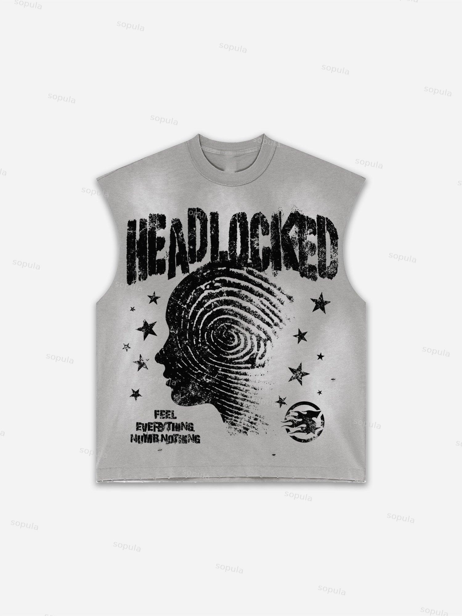 Mental Health Mental Distress Vintage Graphic Tank Top Product Image