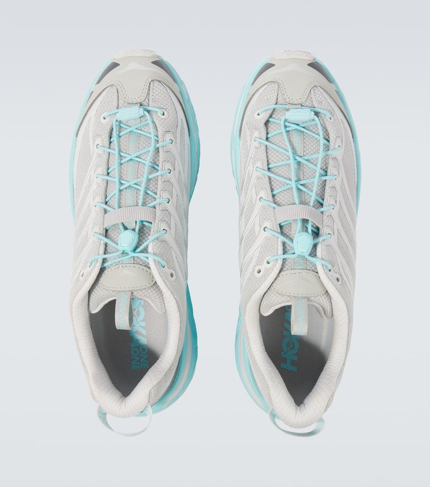 HOKA Mafate Three2 Sneakers Stardust / Cloudless In Grey Product Image