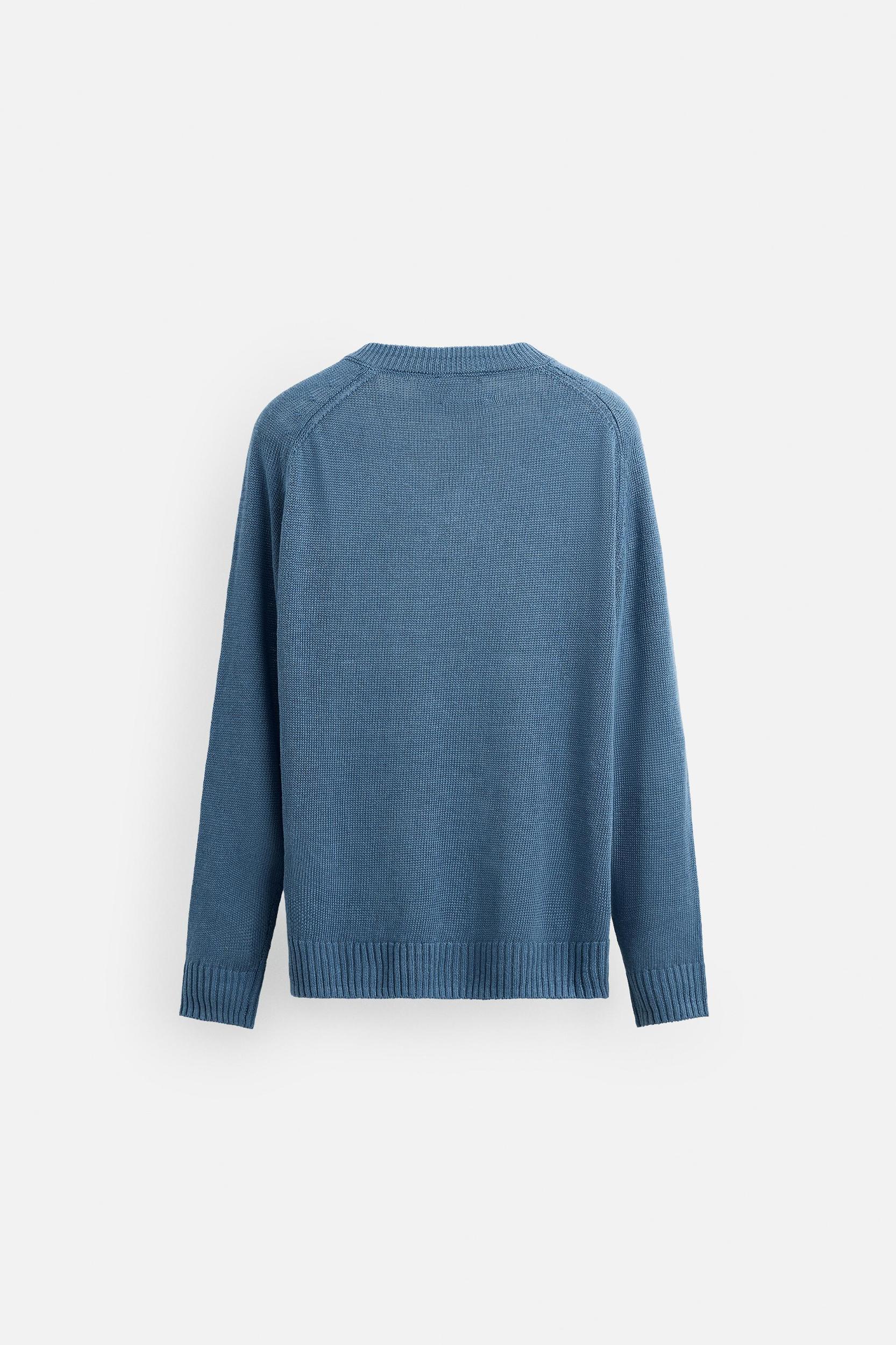 100% LINEN SWEATER Product Image