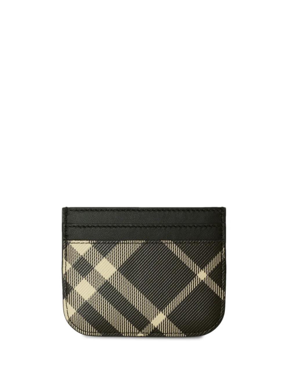 BURBERRY Vintage-check Print Cardholder In Black Product Image