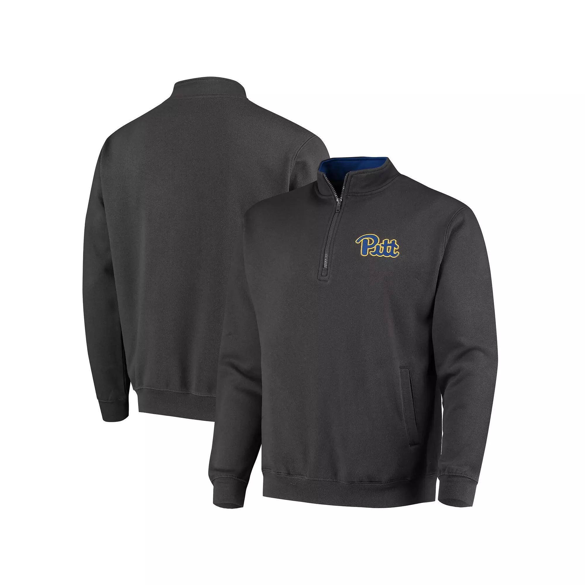 Men's Colosseum Charcoal Pitt Panthers Tortugas Logo Quarter-Zip Jacket, Size: Small Product Image