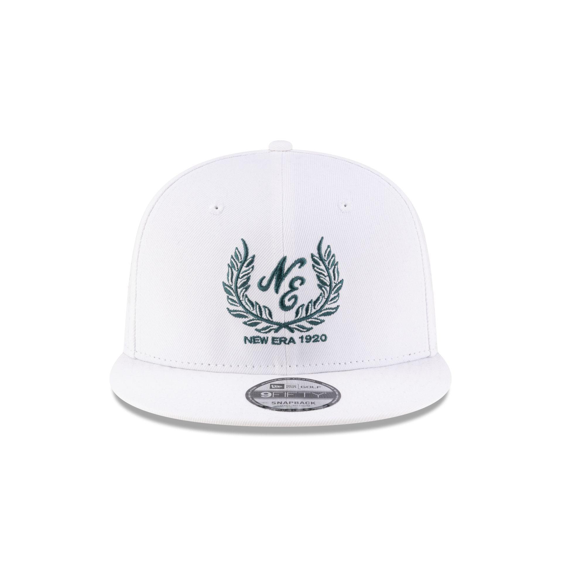 New Era Cap Laurel Wreath White 9FIFTY Snapback Hat Male Product Image