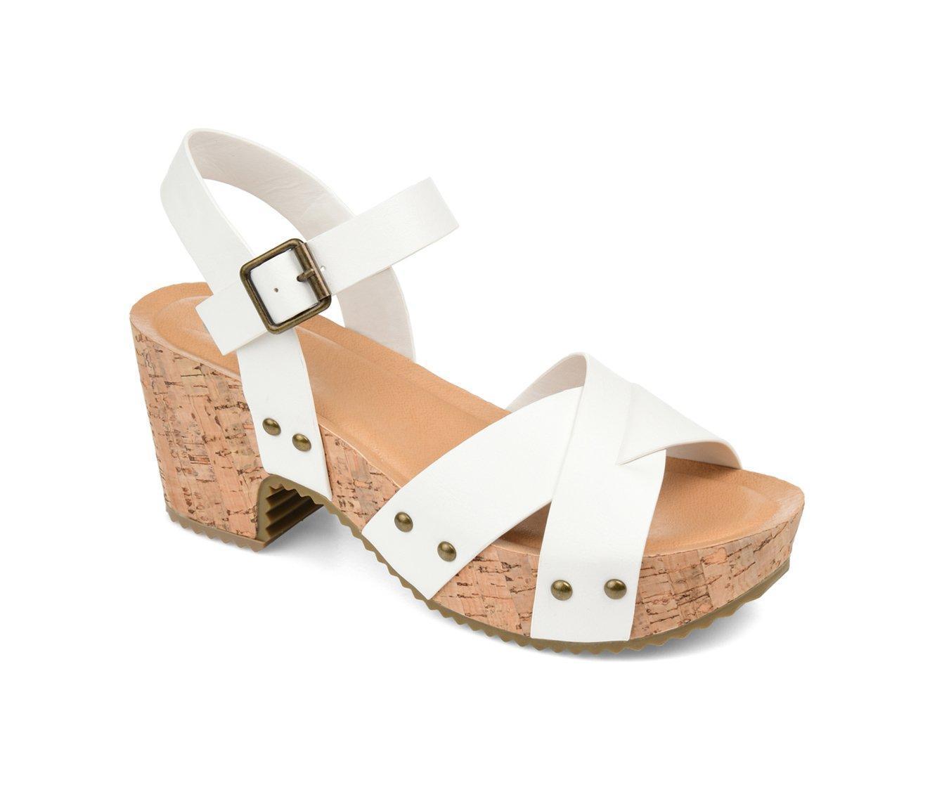 Women's Journee Collection Valentina Platform Dress Sandals Product Image