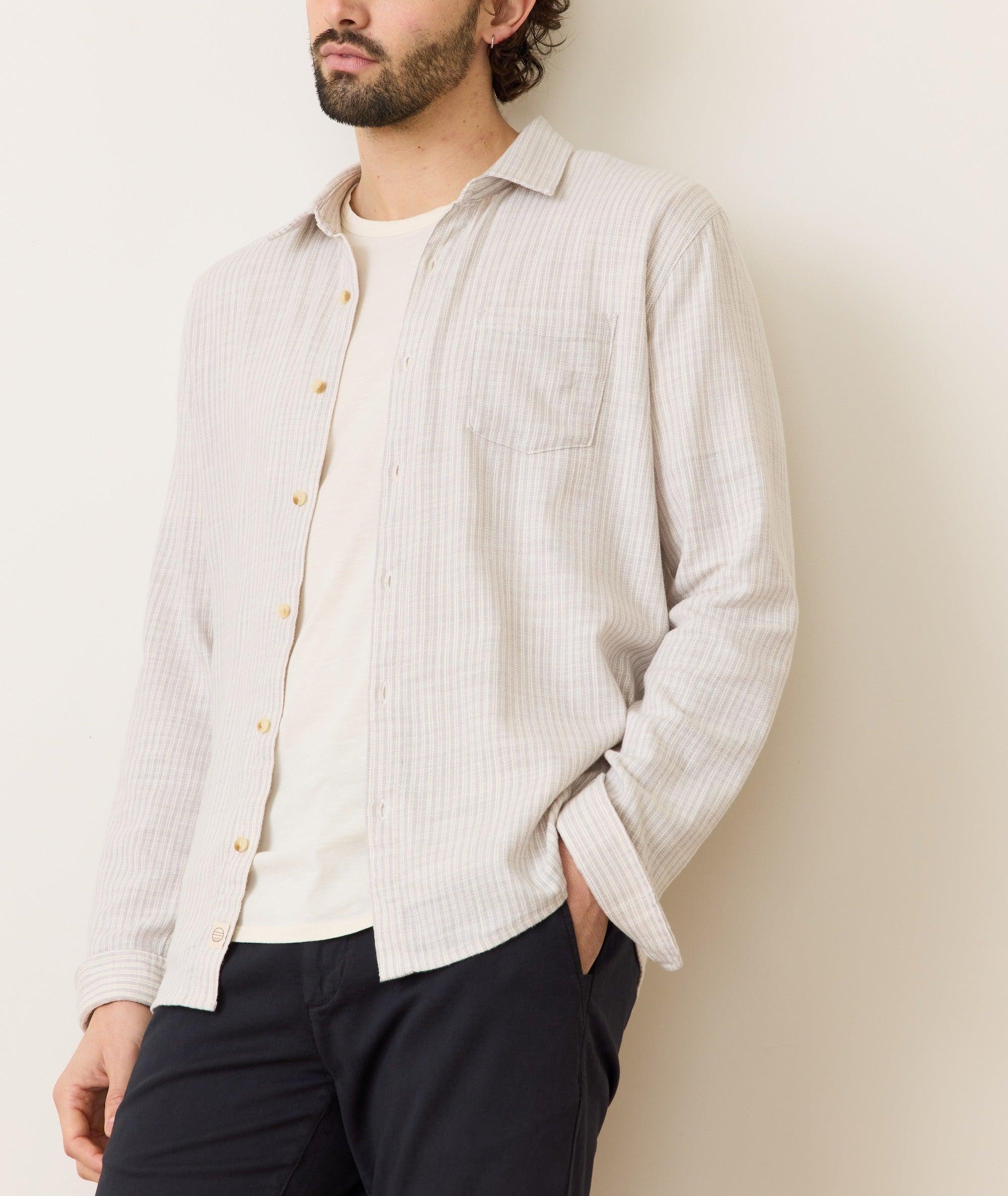 Stretch Selvage Long Sleeve Shirt Product Image