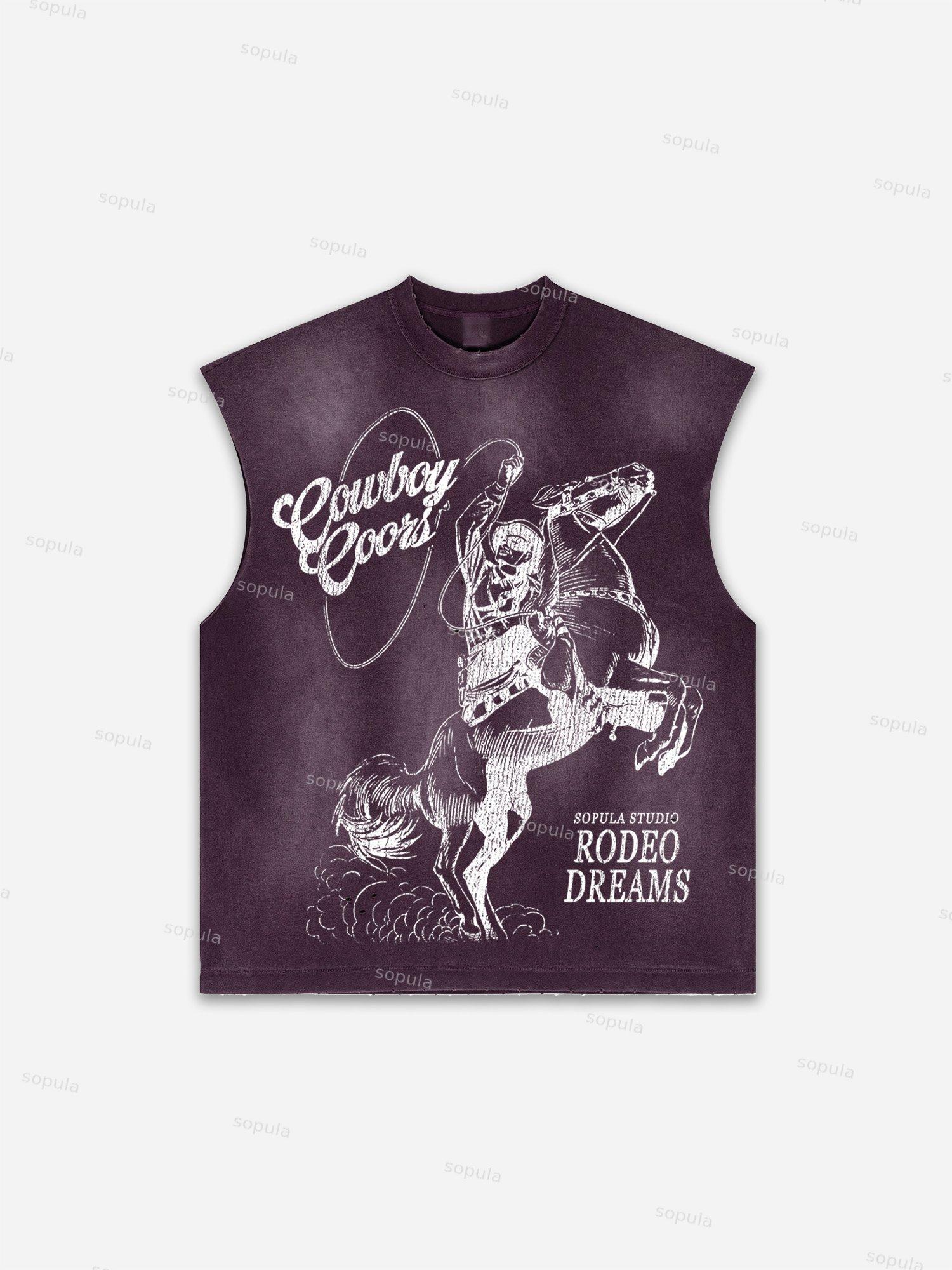 Men's Washed Boxer Boys Graphic Print Tank Top Product Image