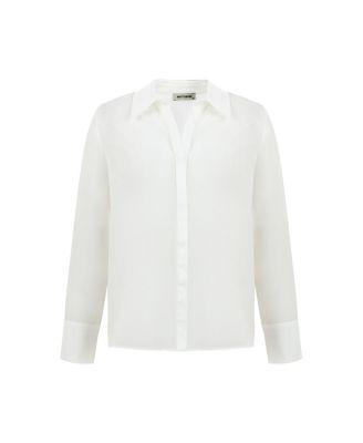 Nocturne Womens Sheer Button Front Shirt Product Image