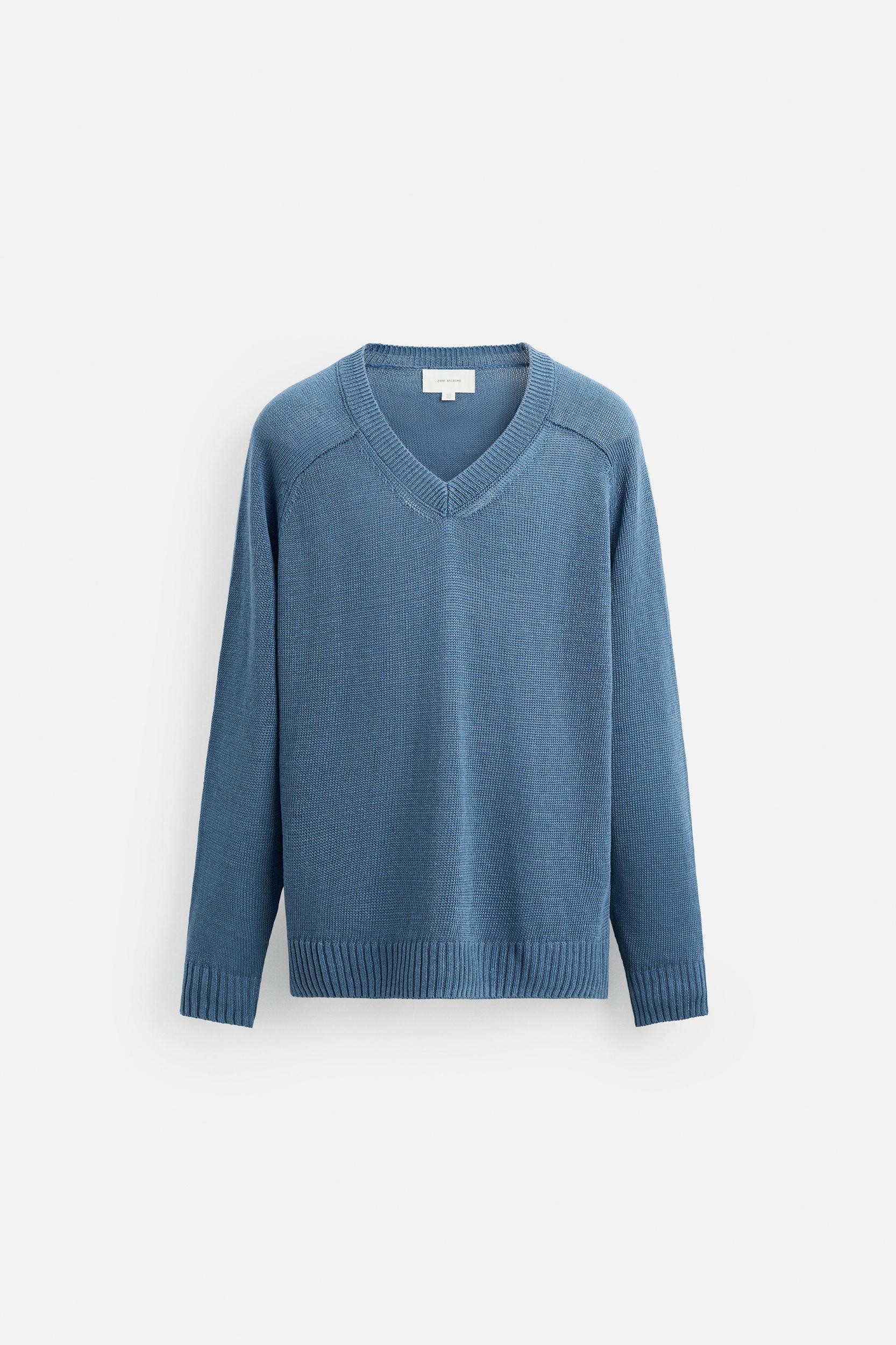 100% LINEN SWEATER Product Image