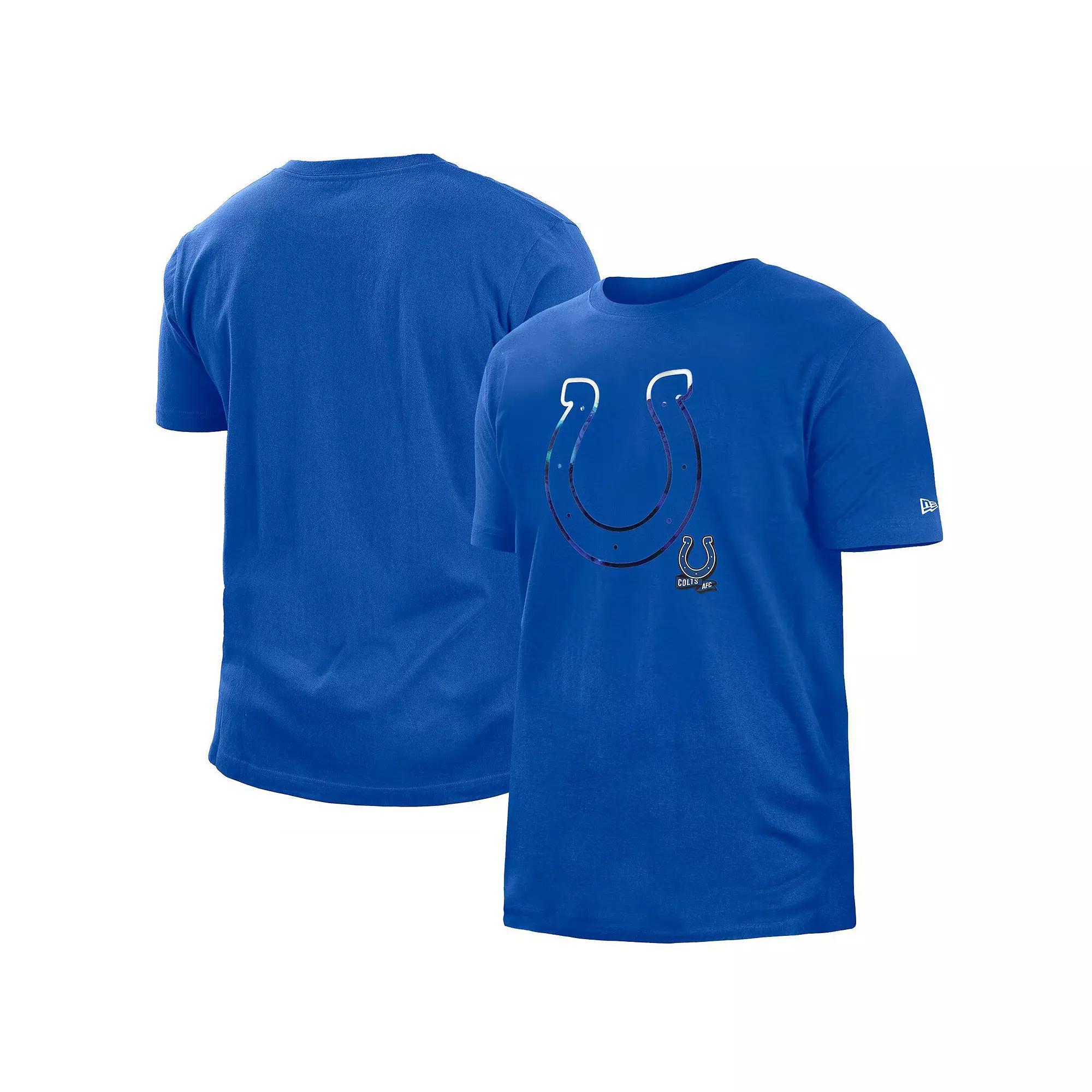 Men's New Era Blue Indianapolis Colts 2022 Sideline Ink Dye T-Shirt, Size: 3XL Product Image