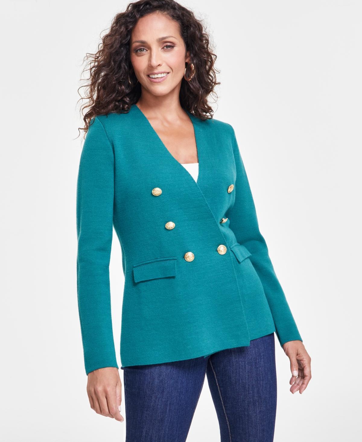 I.n.c. International Concepts Womens Sweater Blazer, Created for Macys Product Image