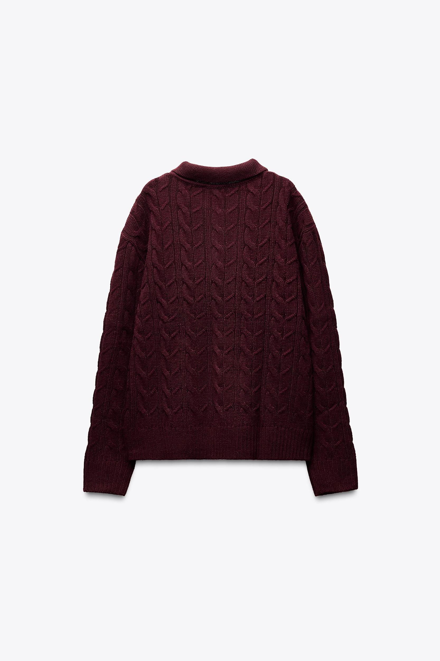 CABLE KNIT SWEATER Product Image