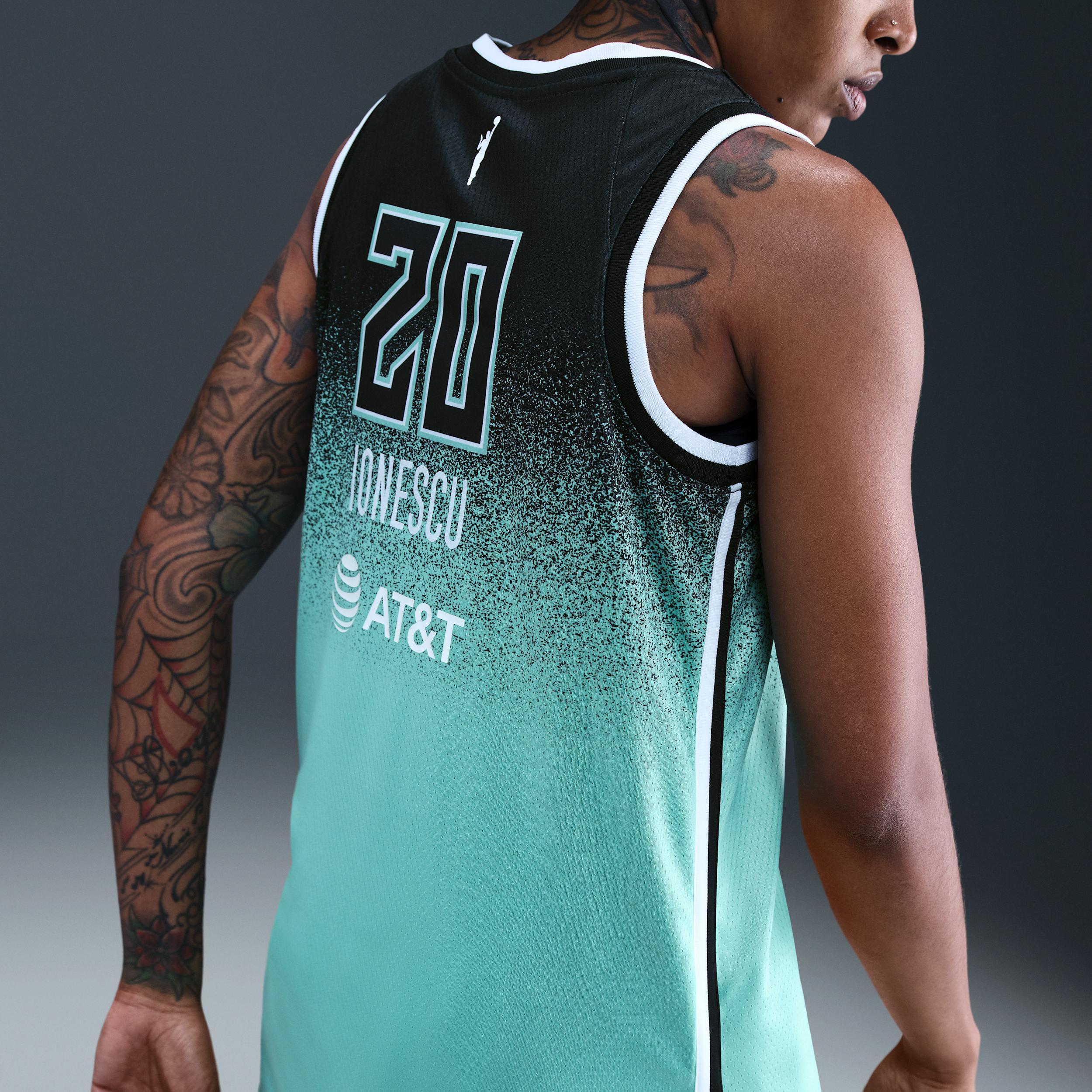 Women's Nike Sabrina Ionescu Mint New York Liberty 2023 Rebel Edition Victory Player Jersey,  Product Image