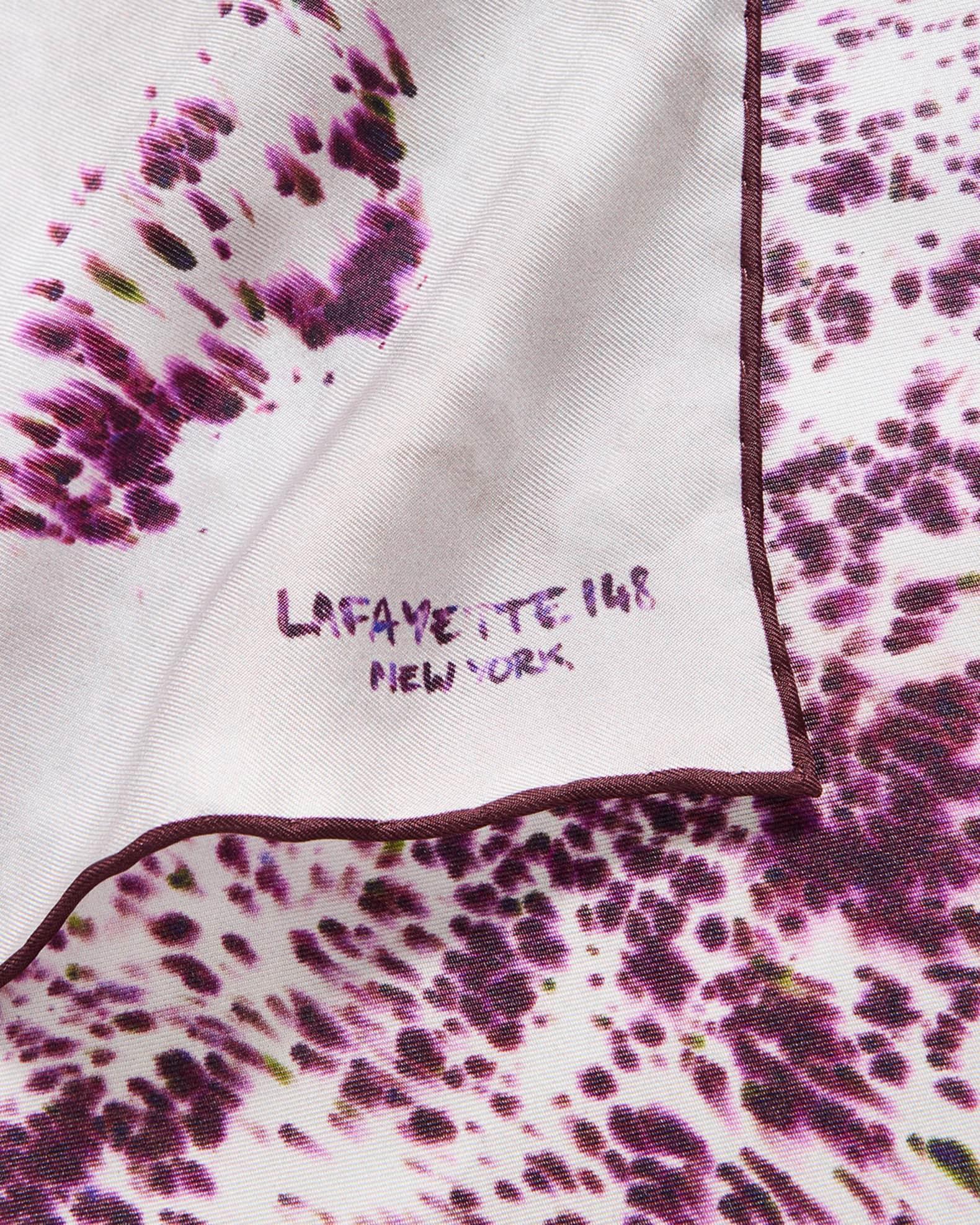 Spotted Glaze Silk Twill Square Scarf Product Image