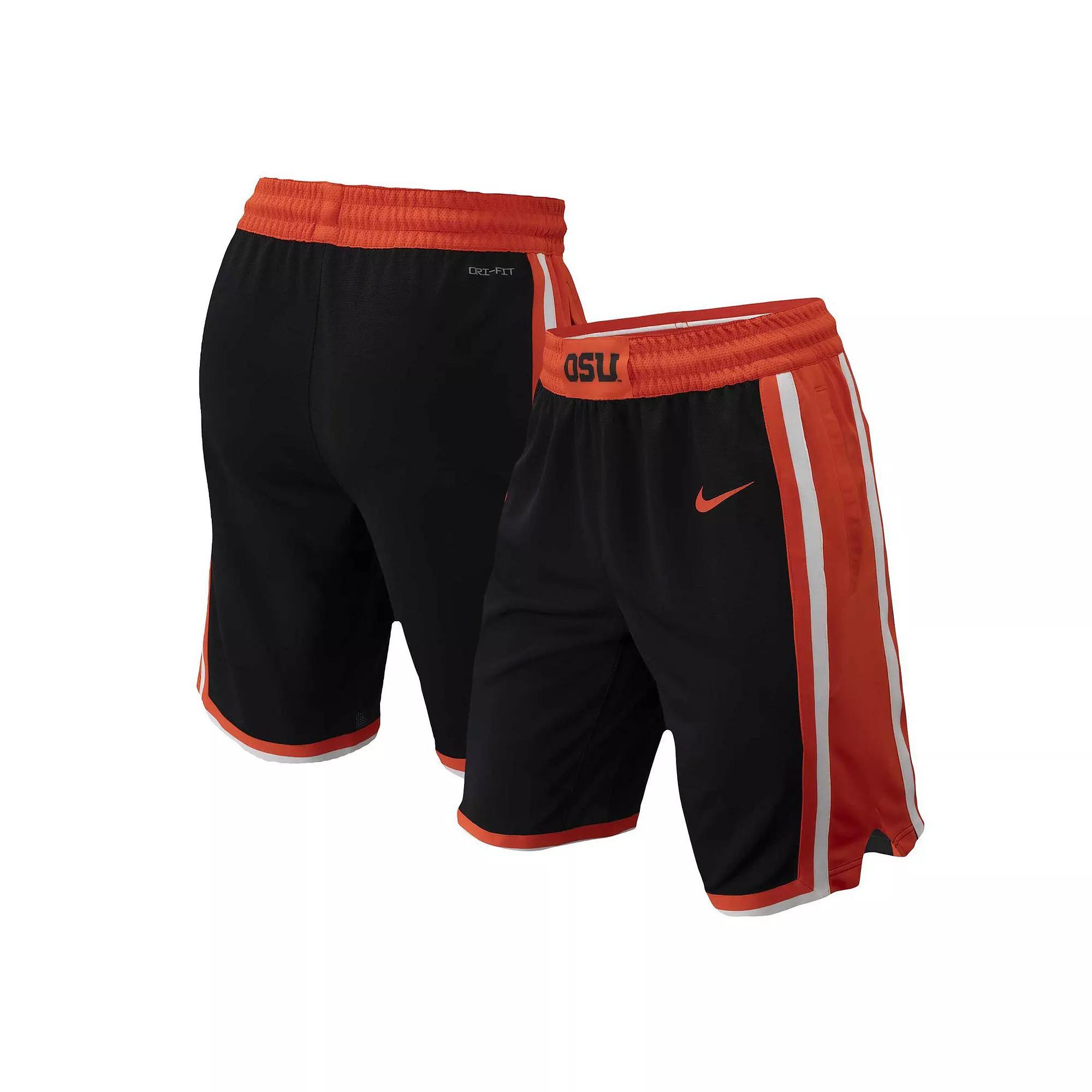 Men's Nike Black Oregon State Beavers Replica Performance Basketball Shorts,  Product Image