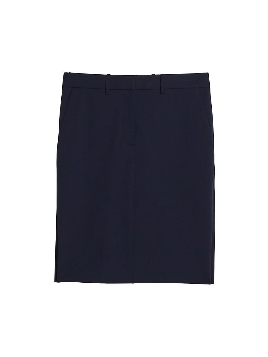 Womens Wool Pencil Skirt Product Image