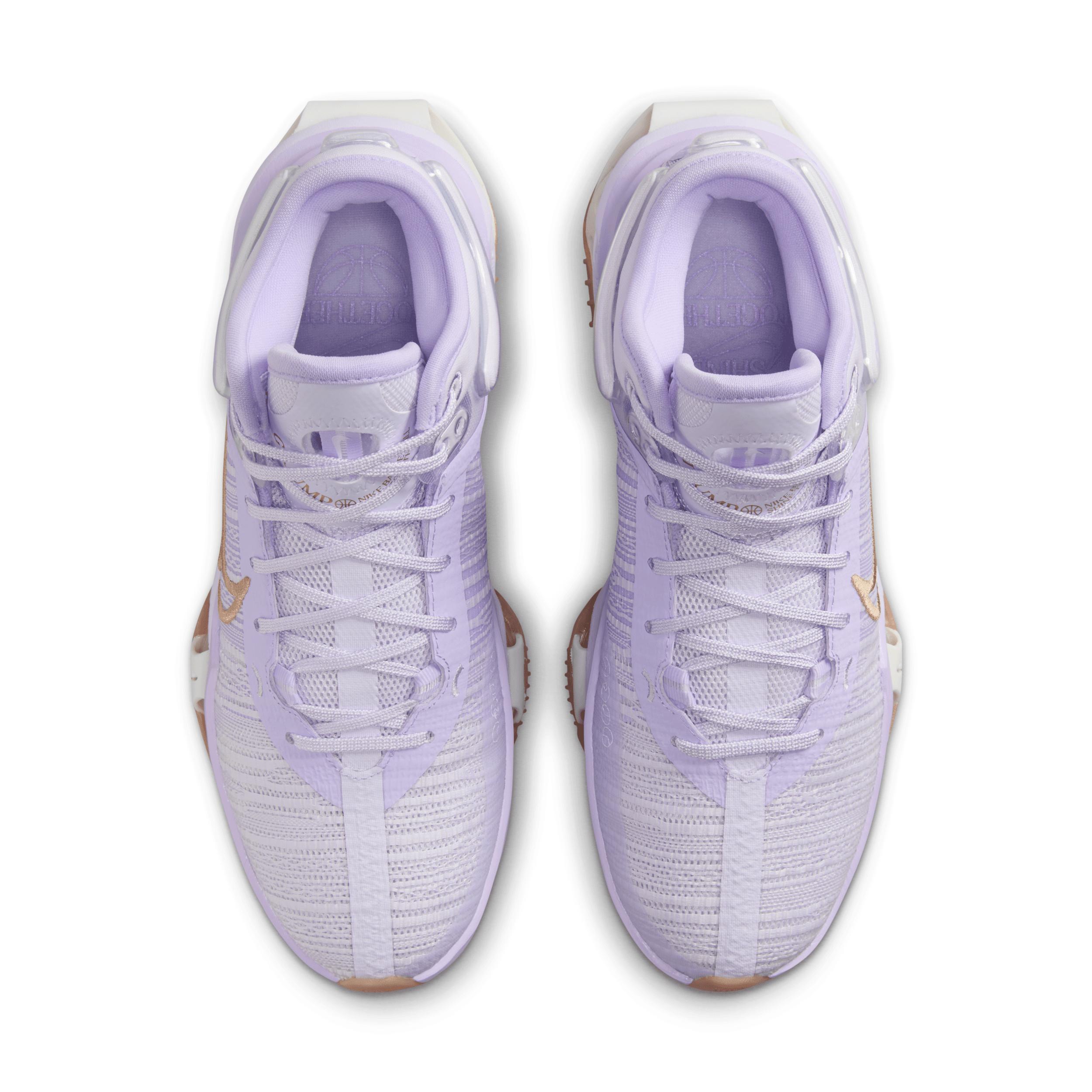 Nike Womens Air Zoom G.T. Jump 2.0 - Running Shoes Lilac Bloom/Barely Grape/Metallic Red Bronze Product Image