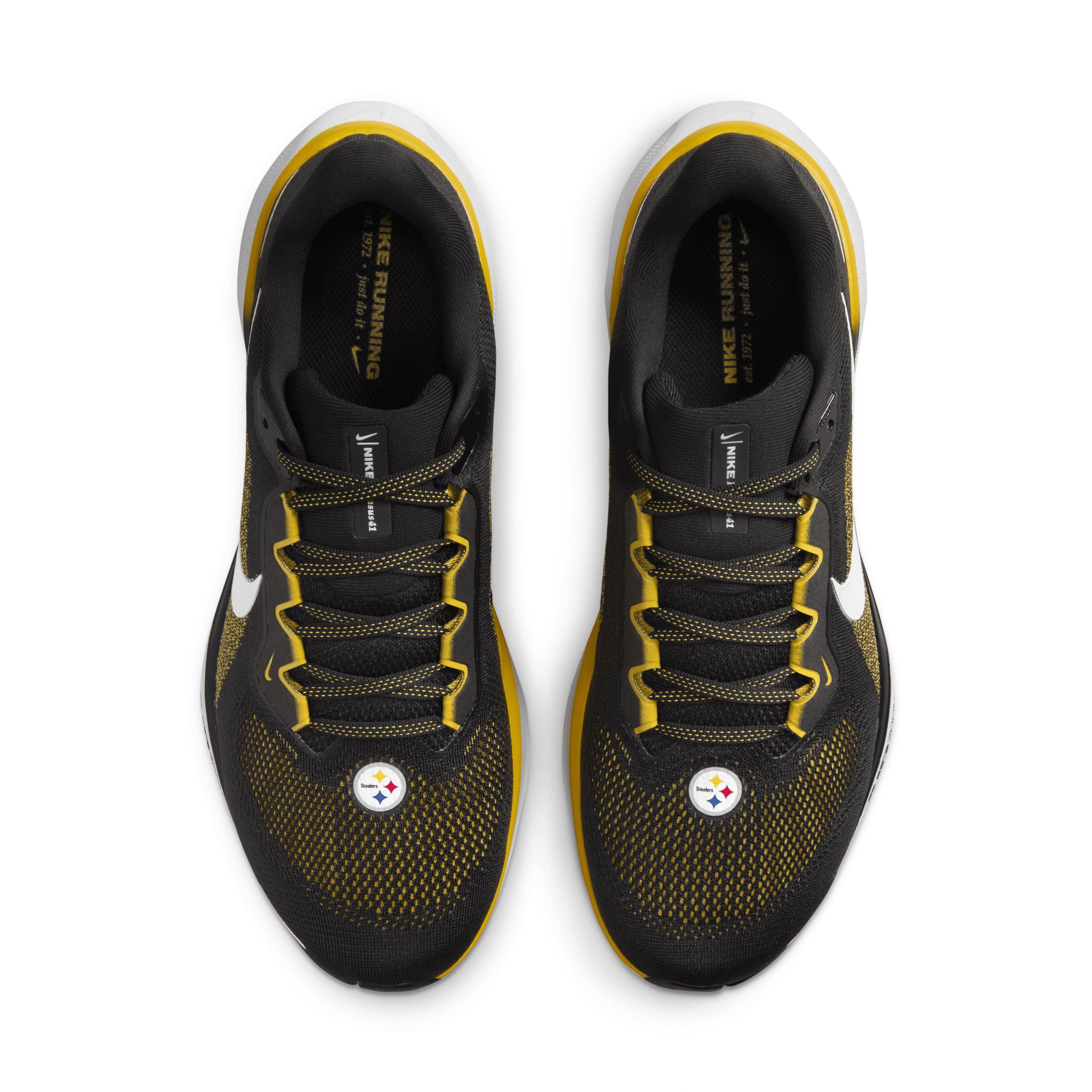 Nike Men's Pegasus 41 NFL Pittsburgh Steelers Road Running Shoes Product Image