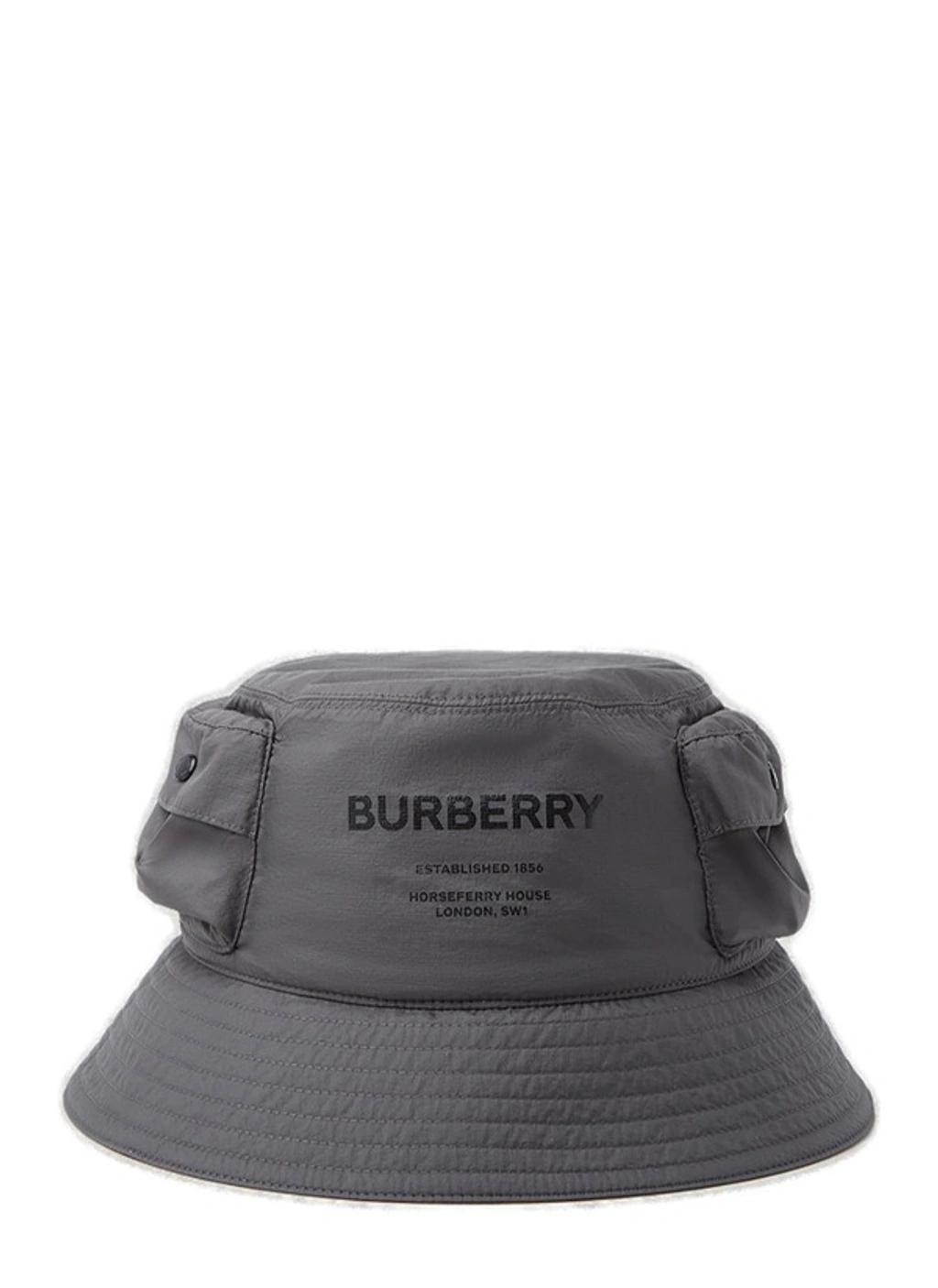 Twin Pocket Bucket Hat In Grey Product Image