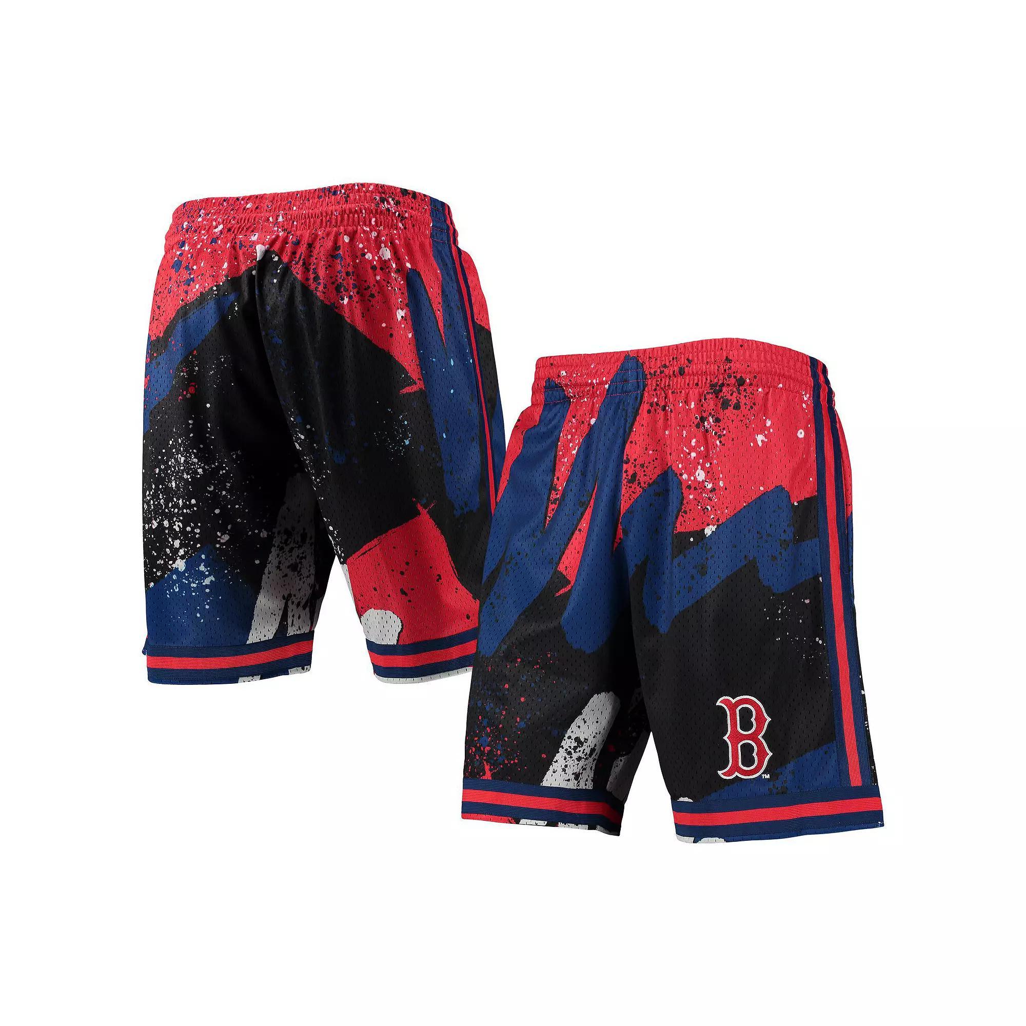 Men's Mitchell & Ness Red Boston Red Sox Hyper Hoops Shorts, Size: 4XL Product Image